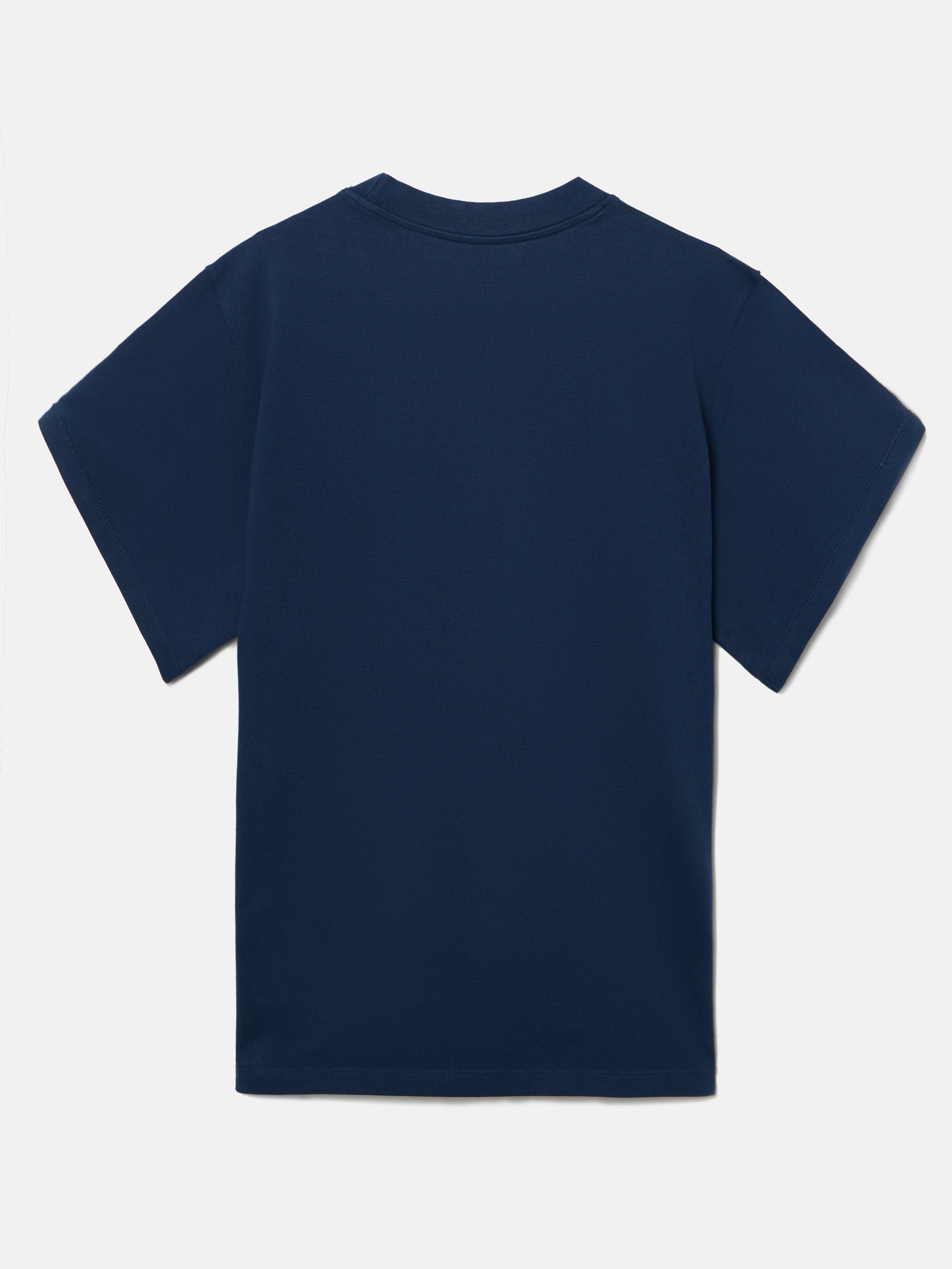 Camiseta relaxed fit miniparche azul marino