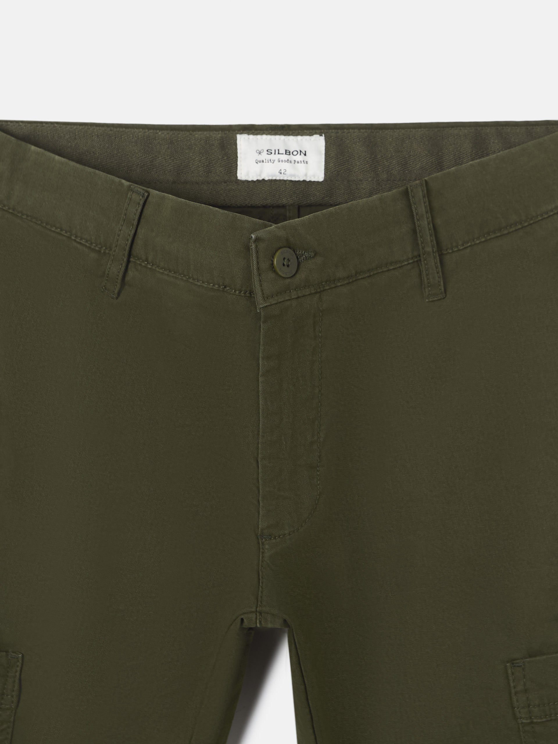 Pantalon sport cargo verde