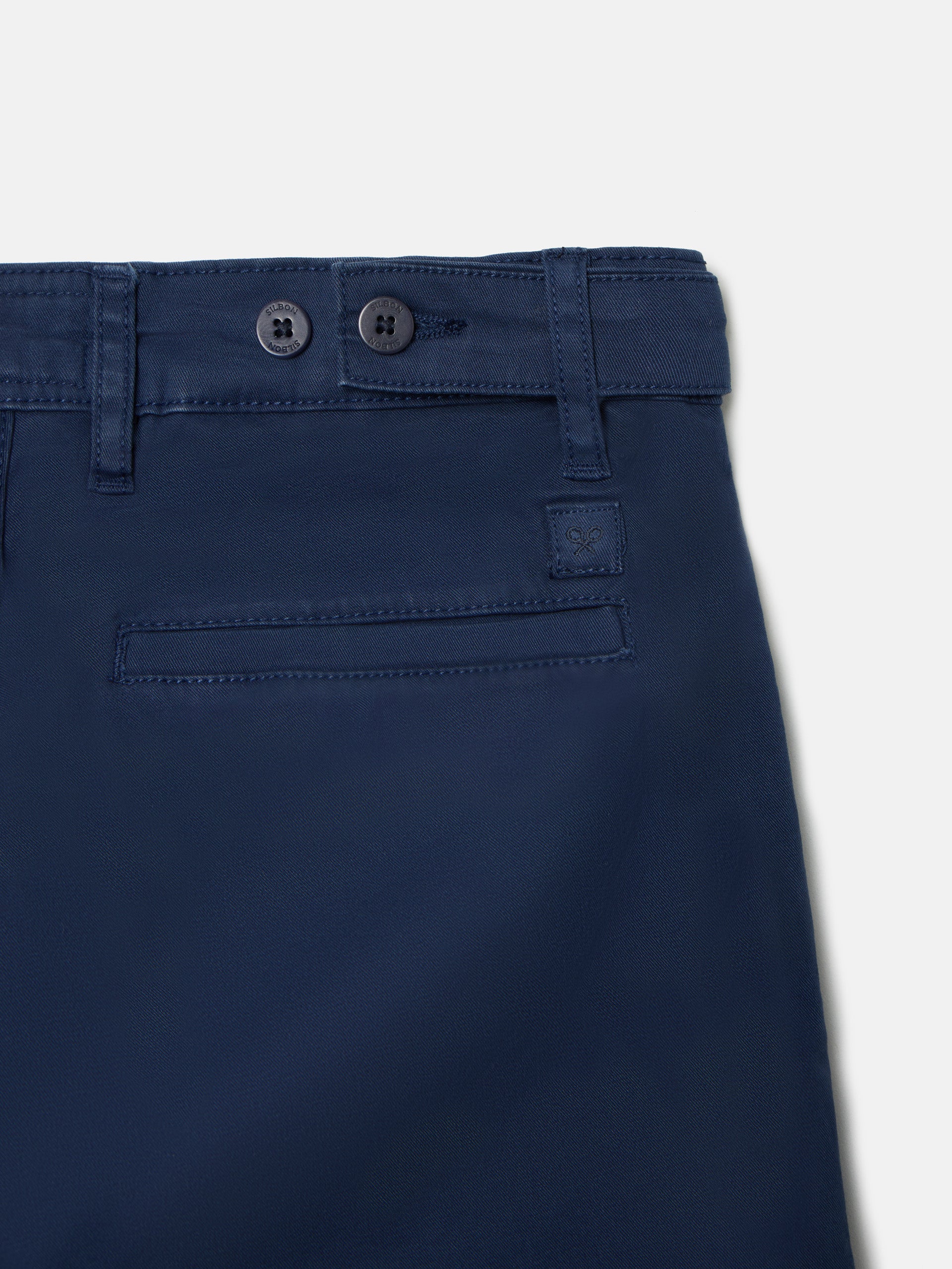 Pantalon sport chino pinza azul marino