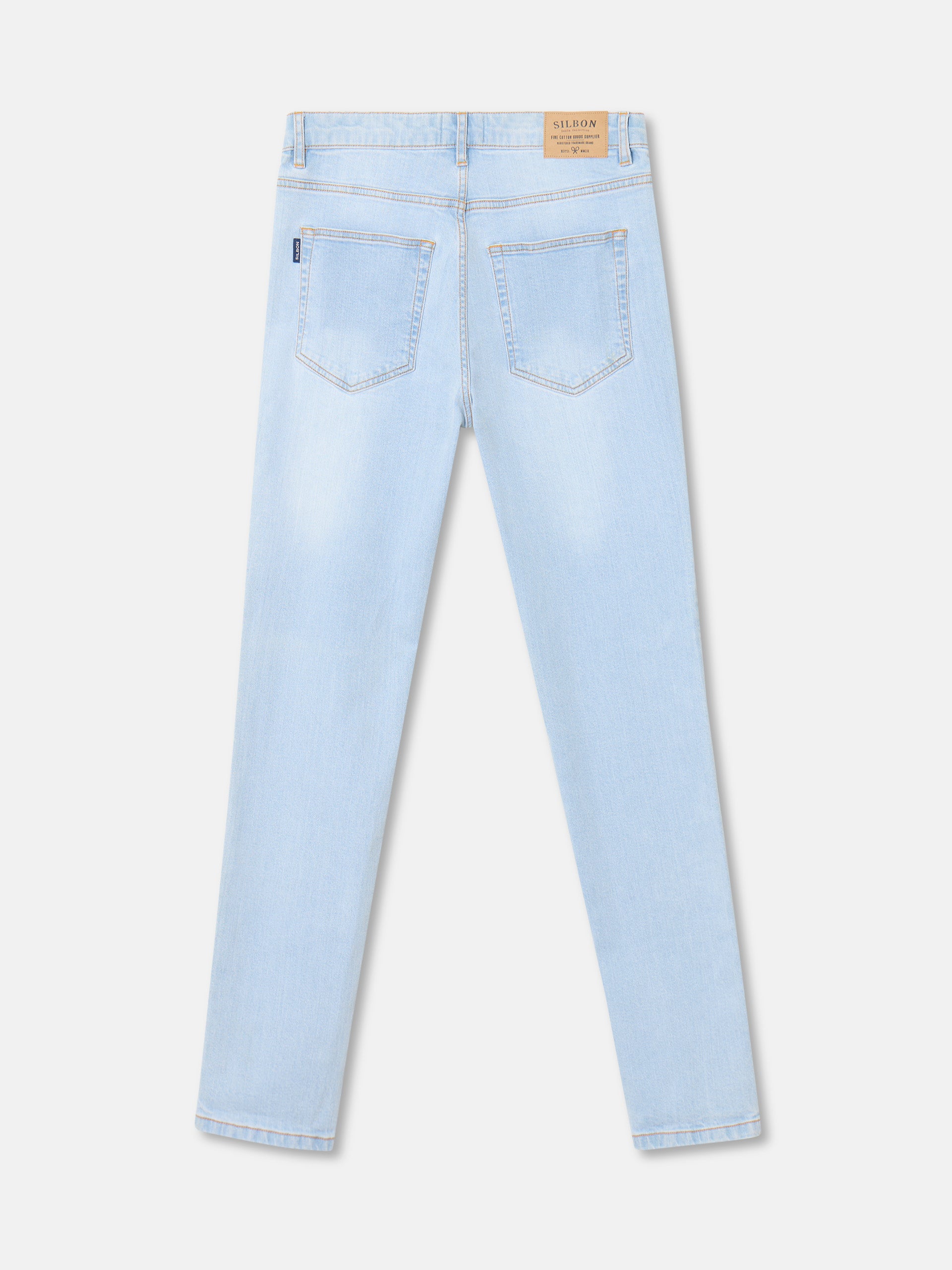 Pantalon sport denim azul claro