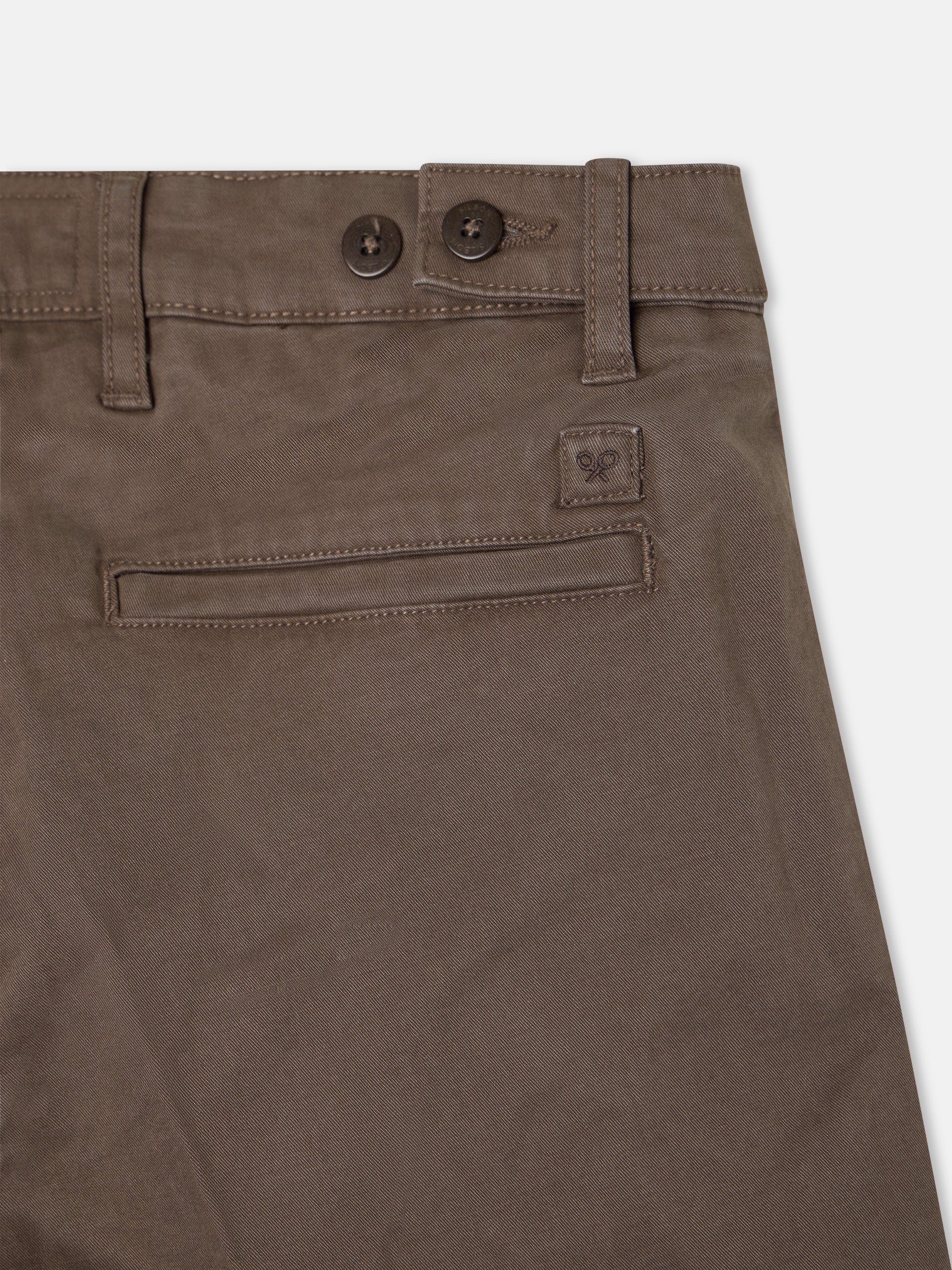 Pantalon sport chino pinza marron