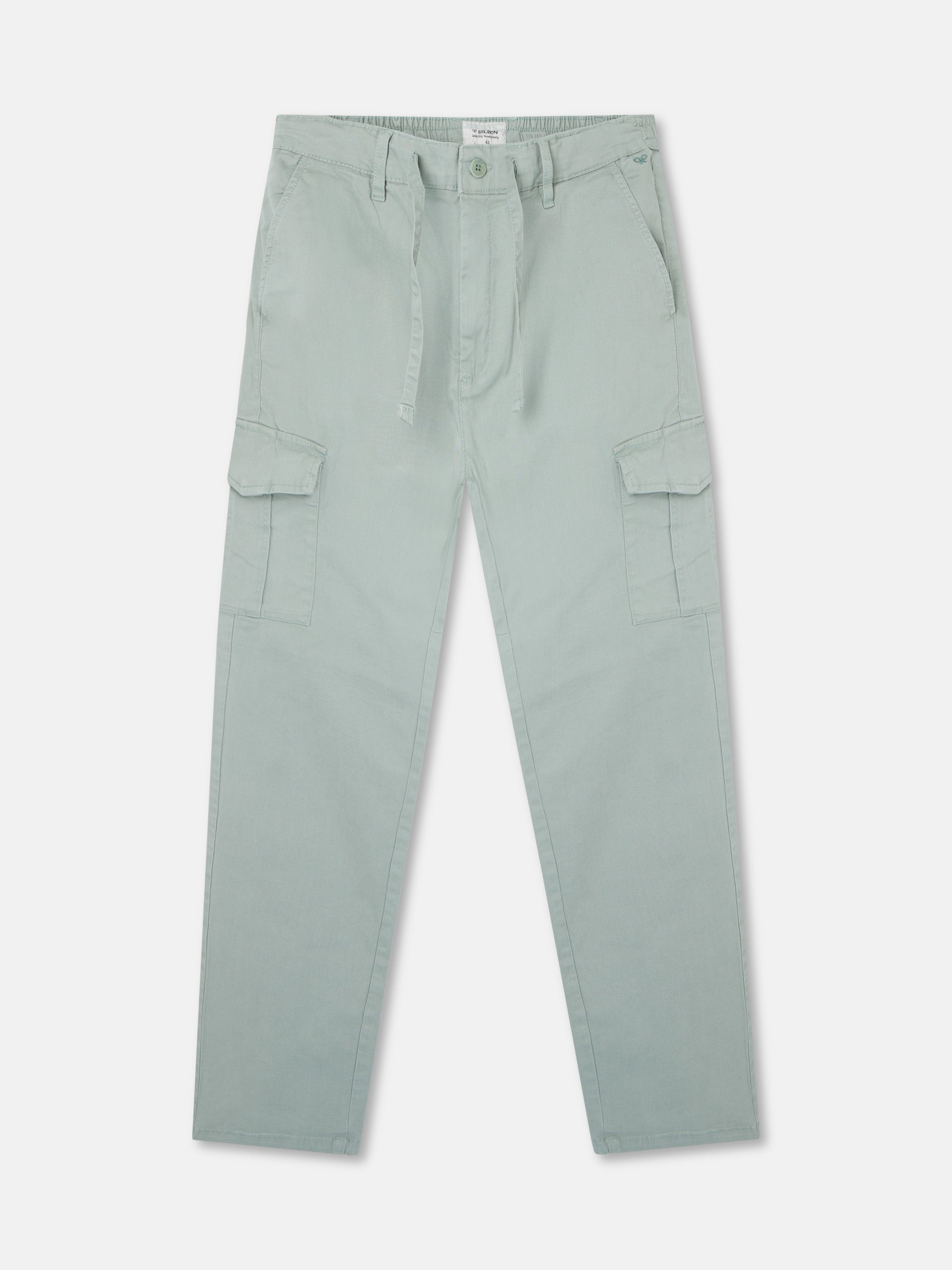 Pantalon sport jogger cargo verde gris