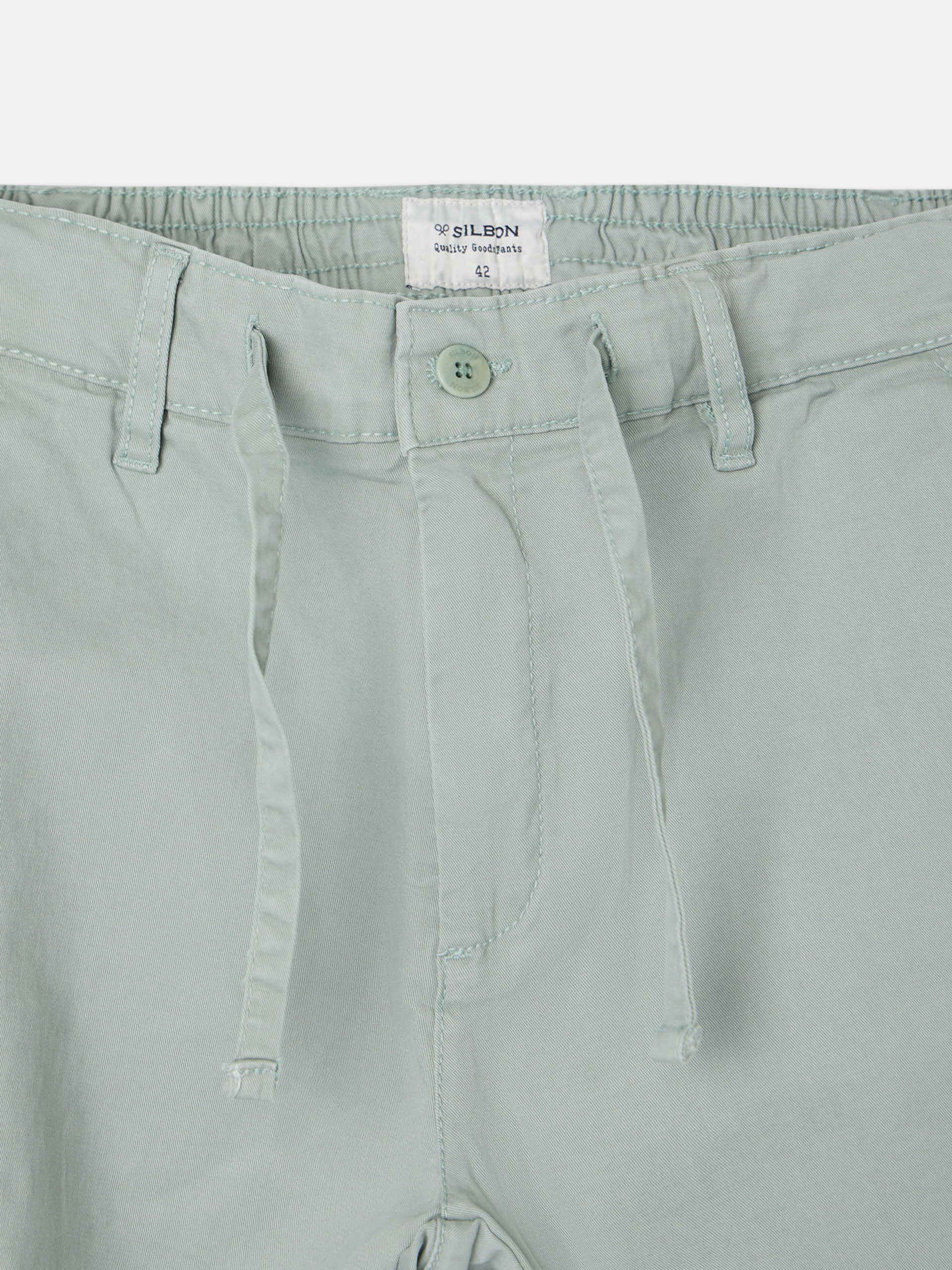 Pantalon sport jogger cargo verde gris