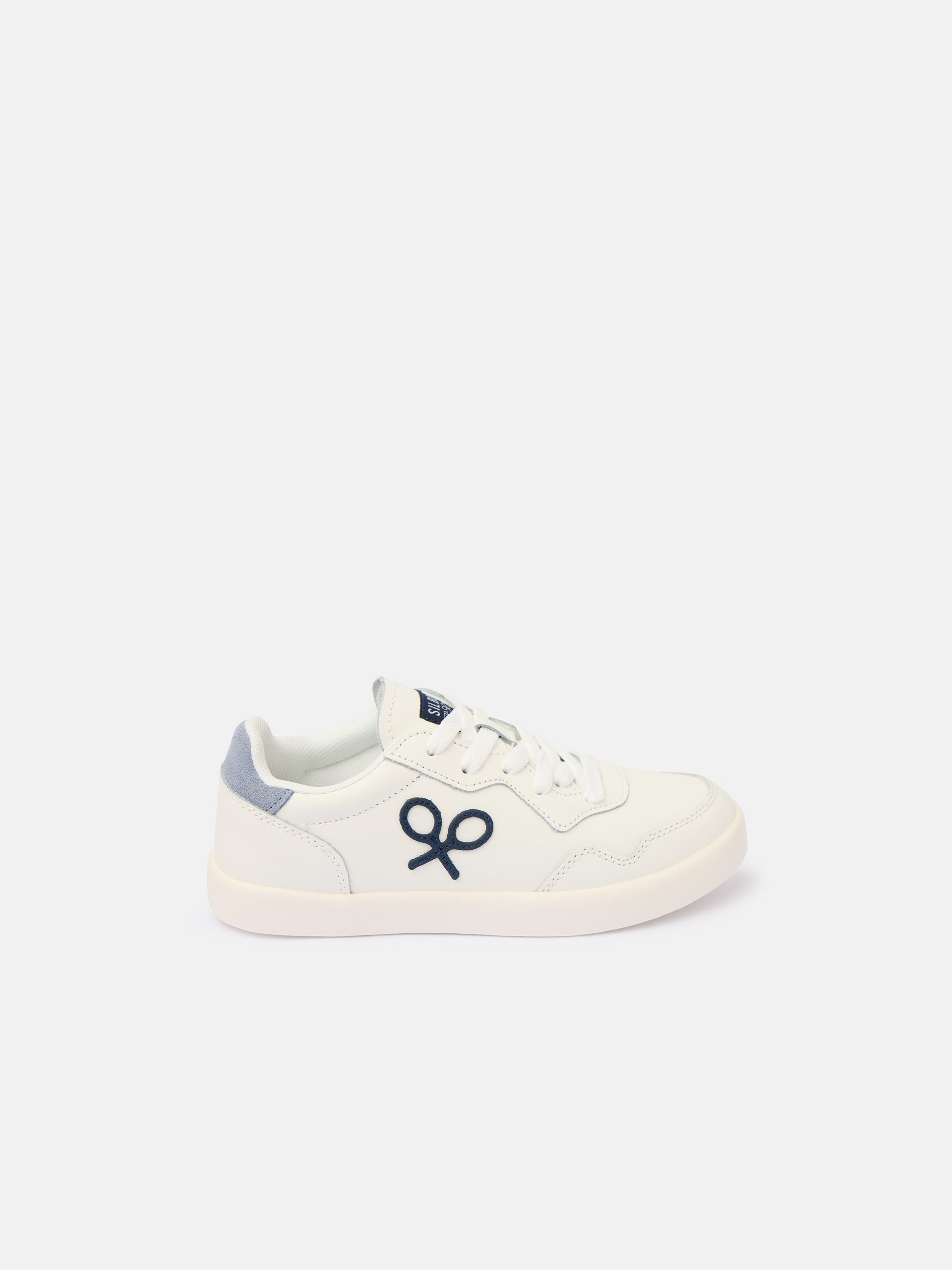 Zapatilla kids tenis raqueta blanca 