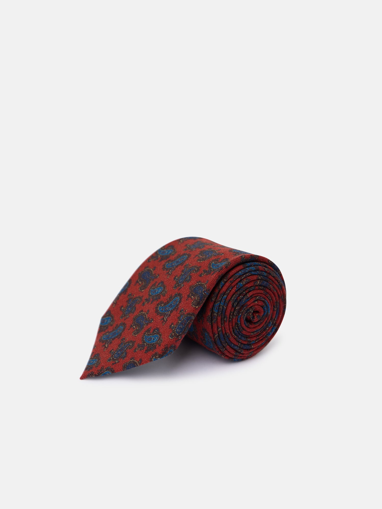 Corbata pasley pequeño burdeos