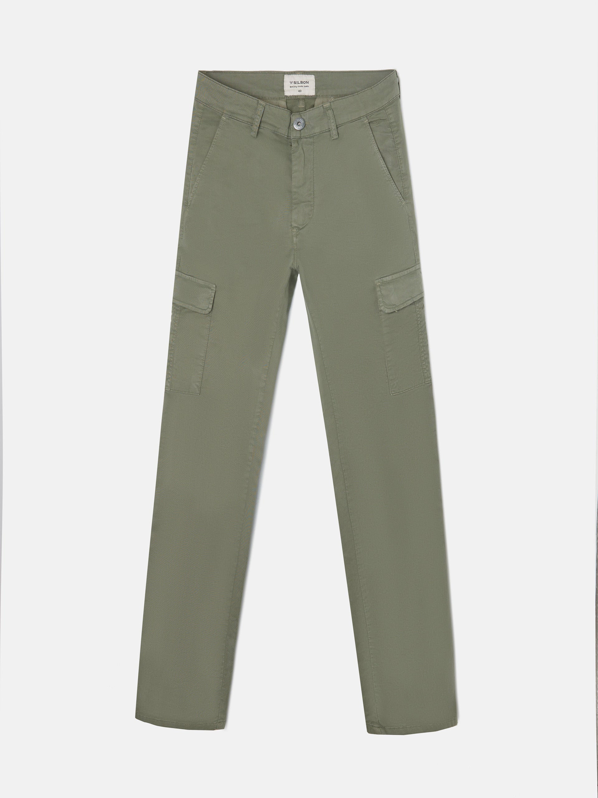 Pantalon sport cargo style verde