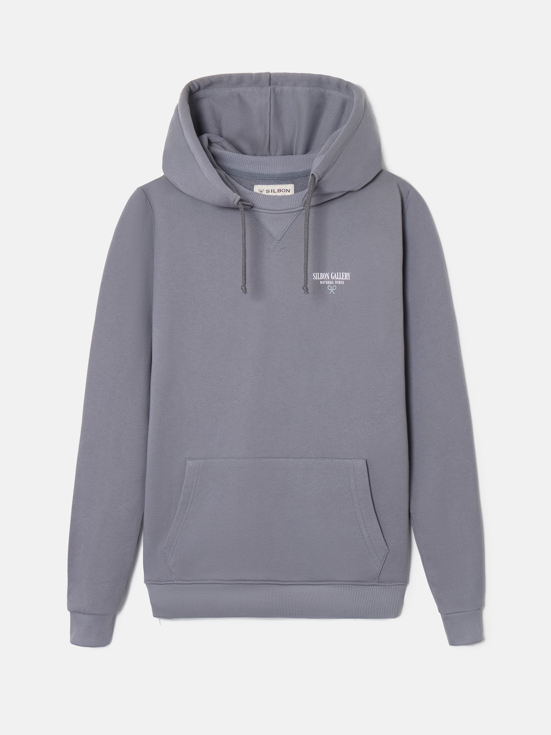 Sudadera capucha silbon gallery gris