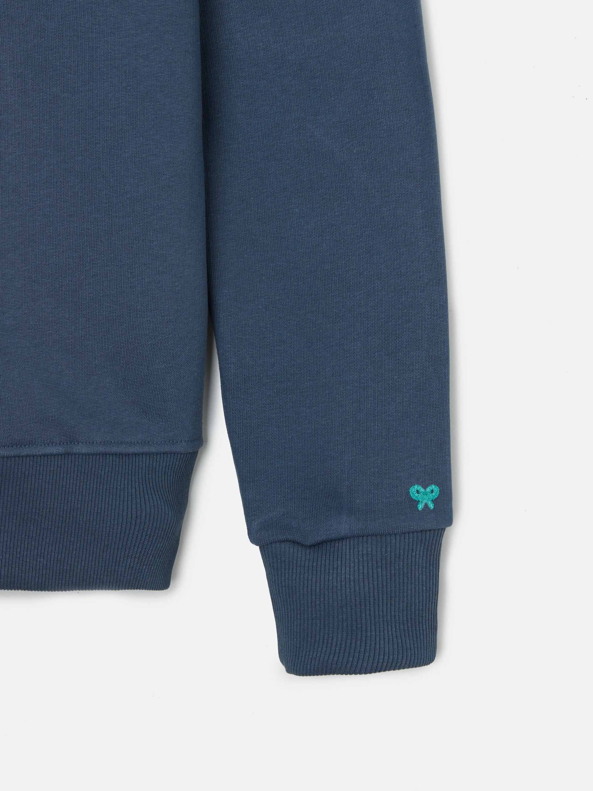 Sudadera relaxed fit silbon azul marino