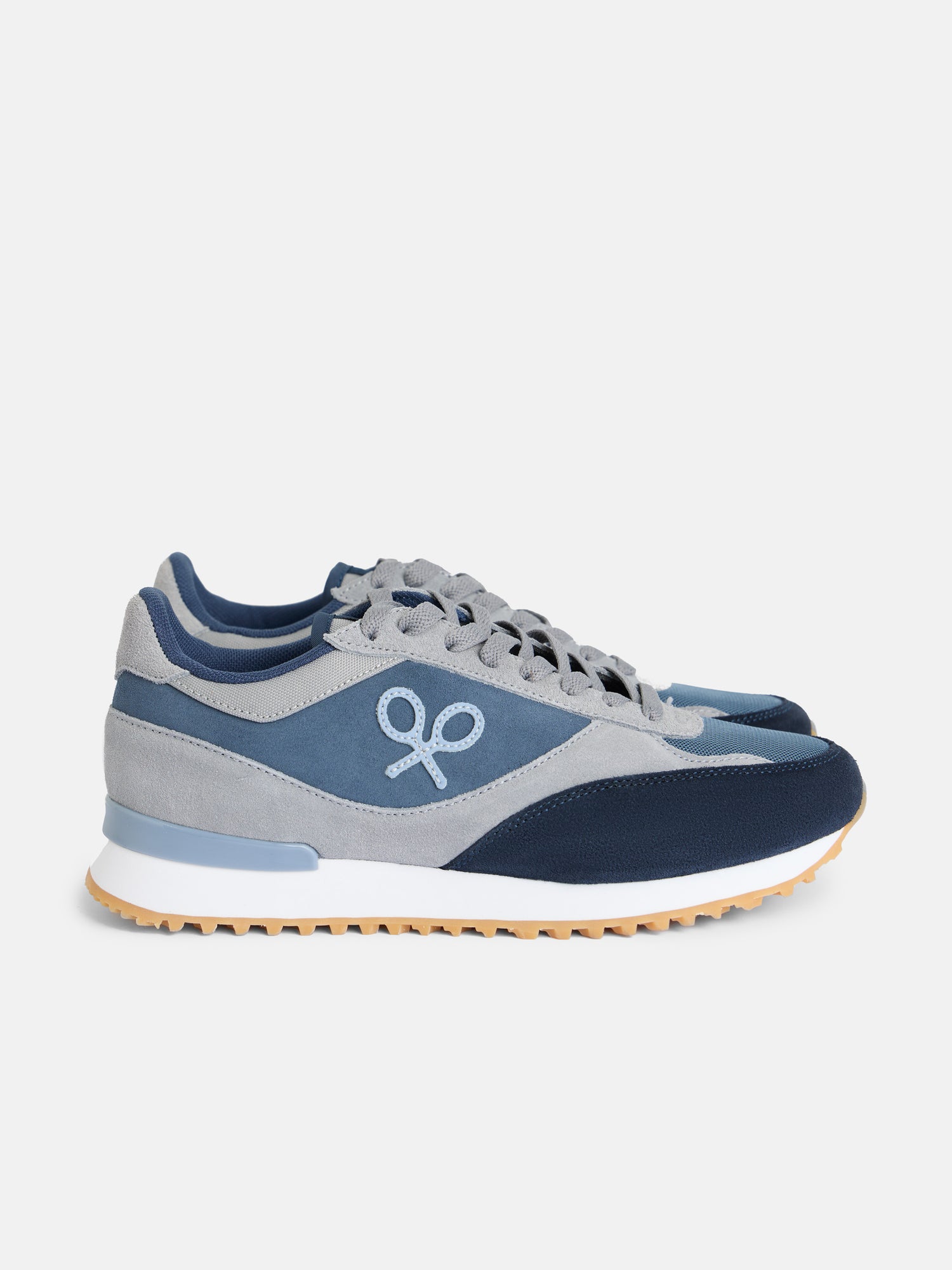 Zapatilla running urban azul gris 