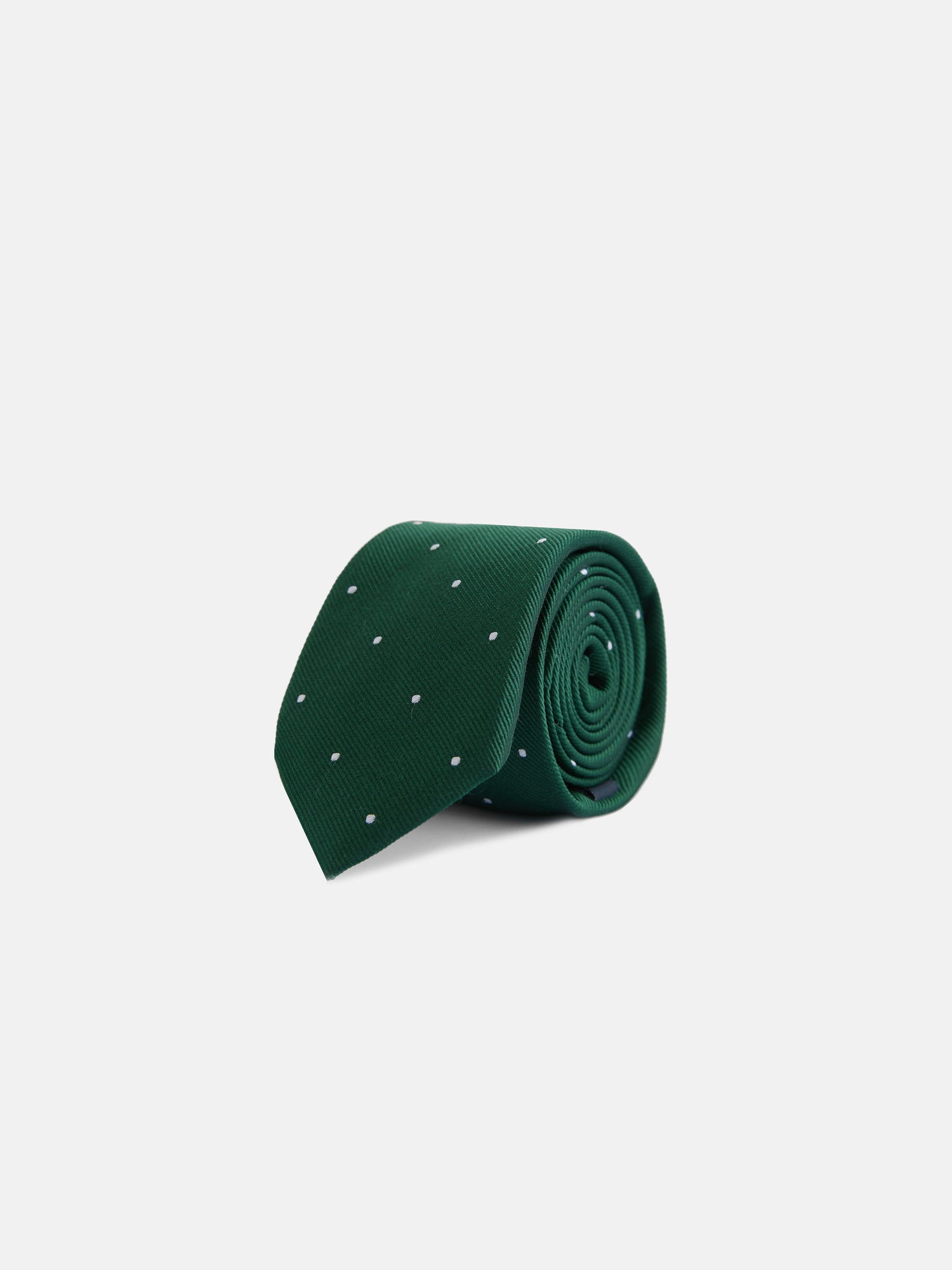 Corbata kids micropuntos verde