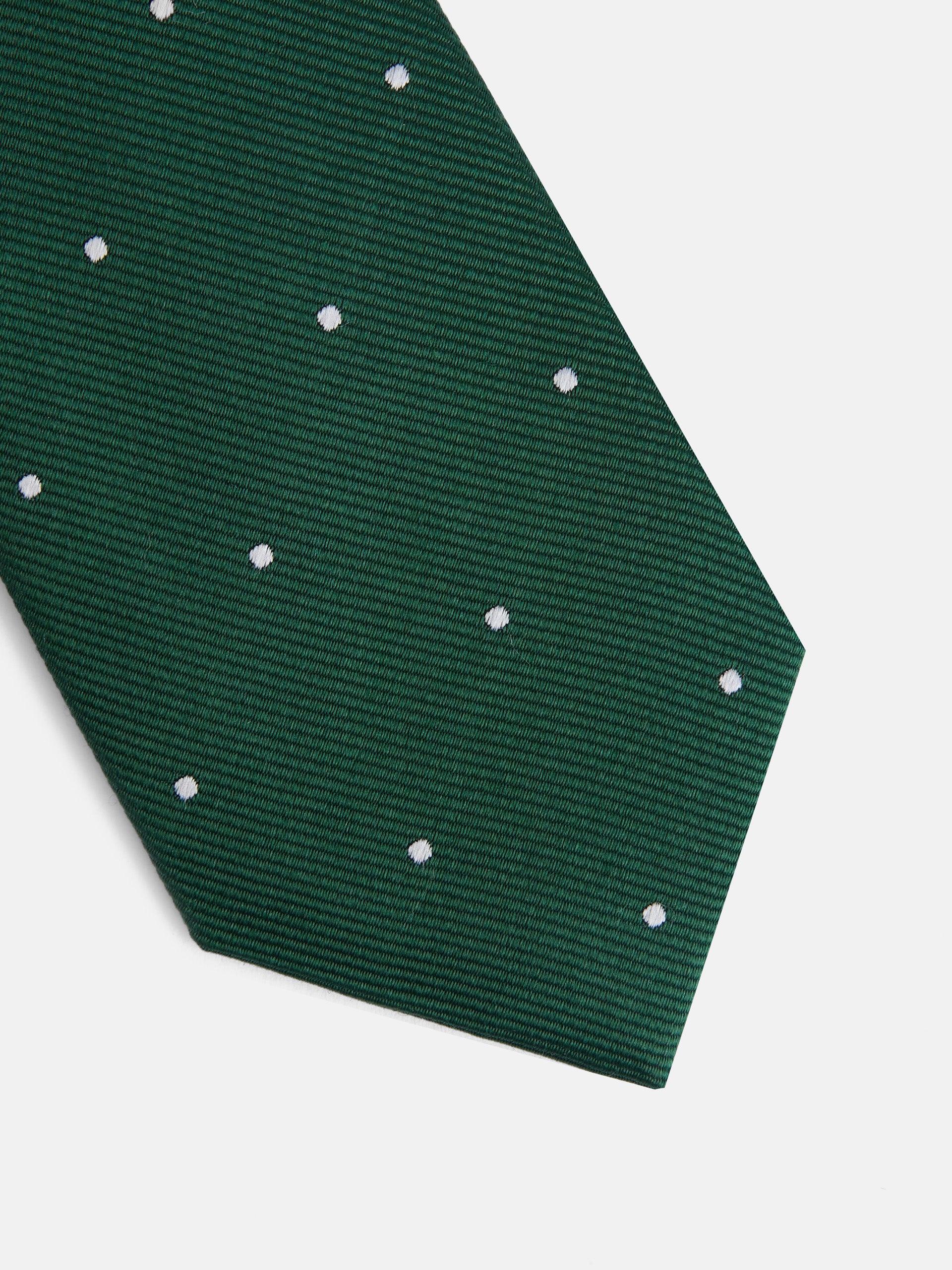 Corbata kids micropuntos verde