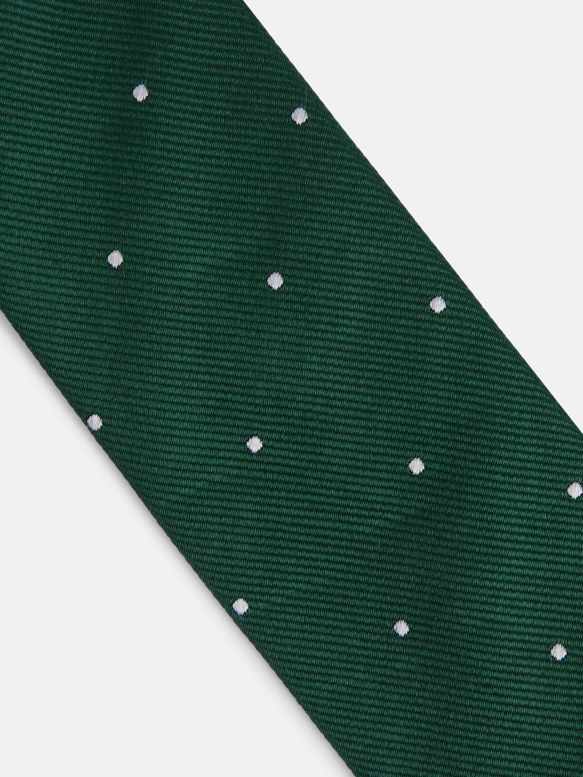 Corbata kids micropuntos verde