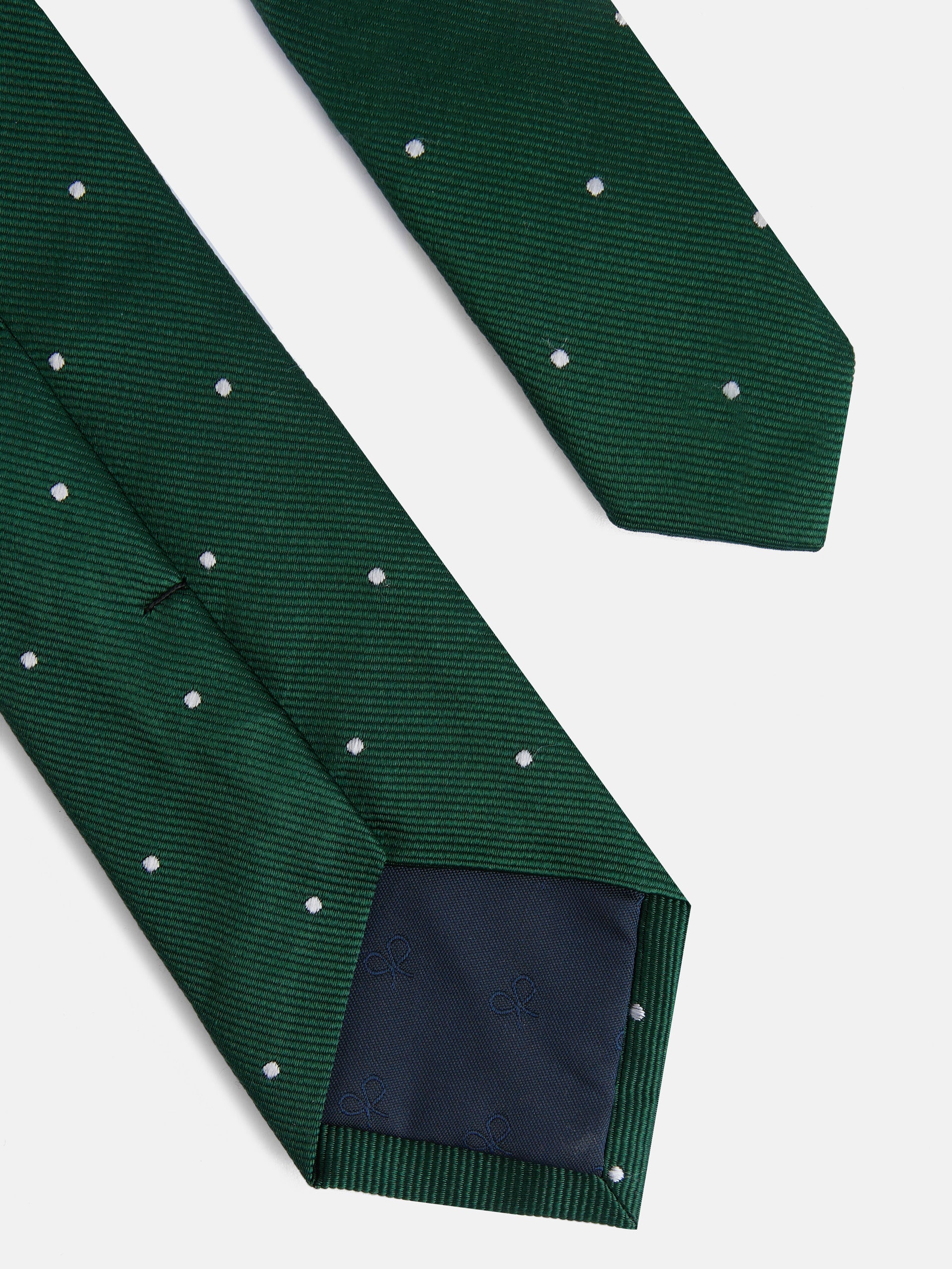 Corbata kids micropuntos verde