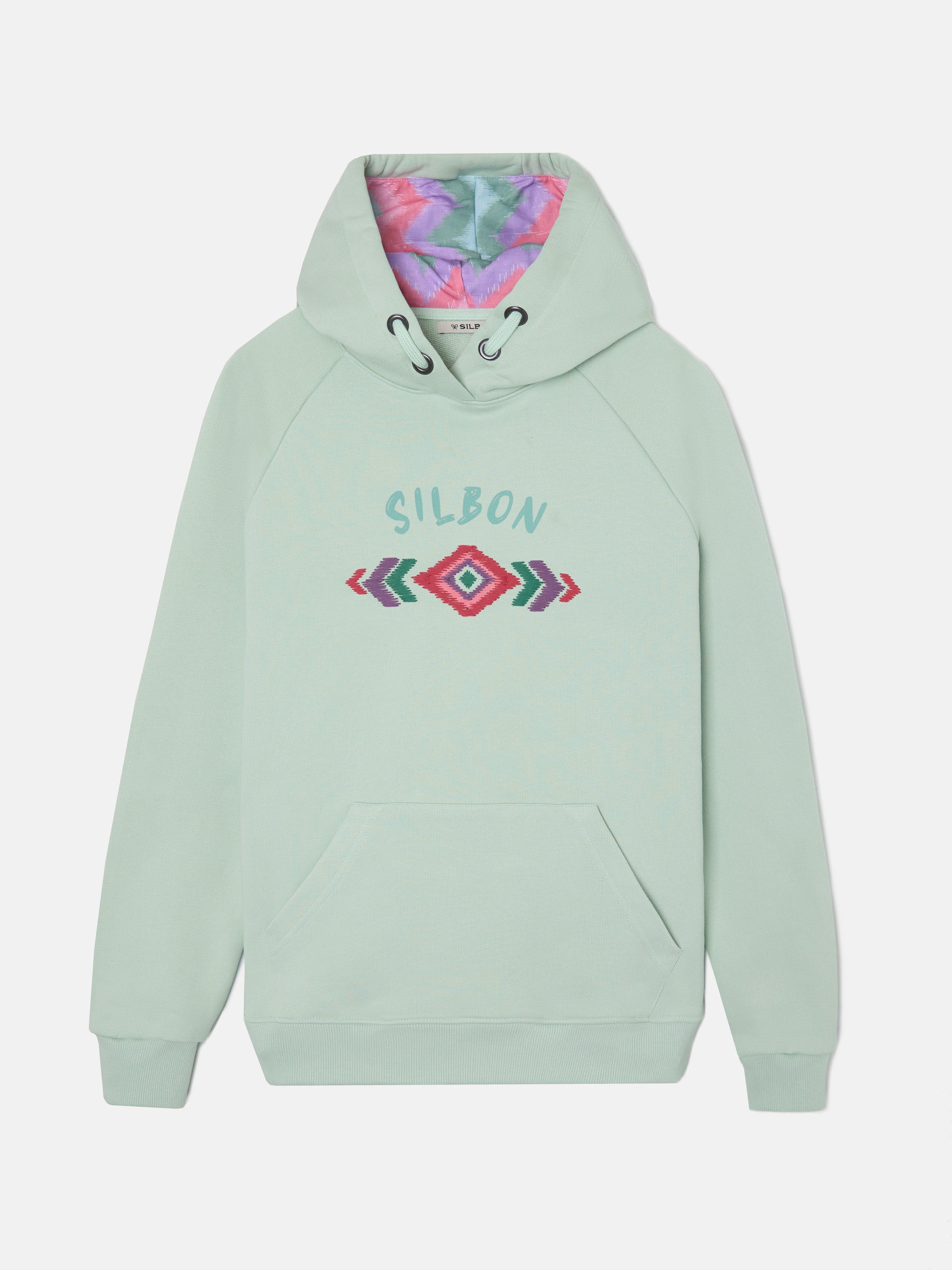 Sudadera woman silbon ikat verde