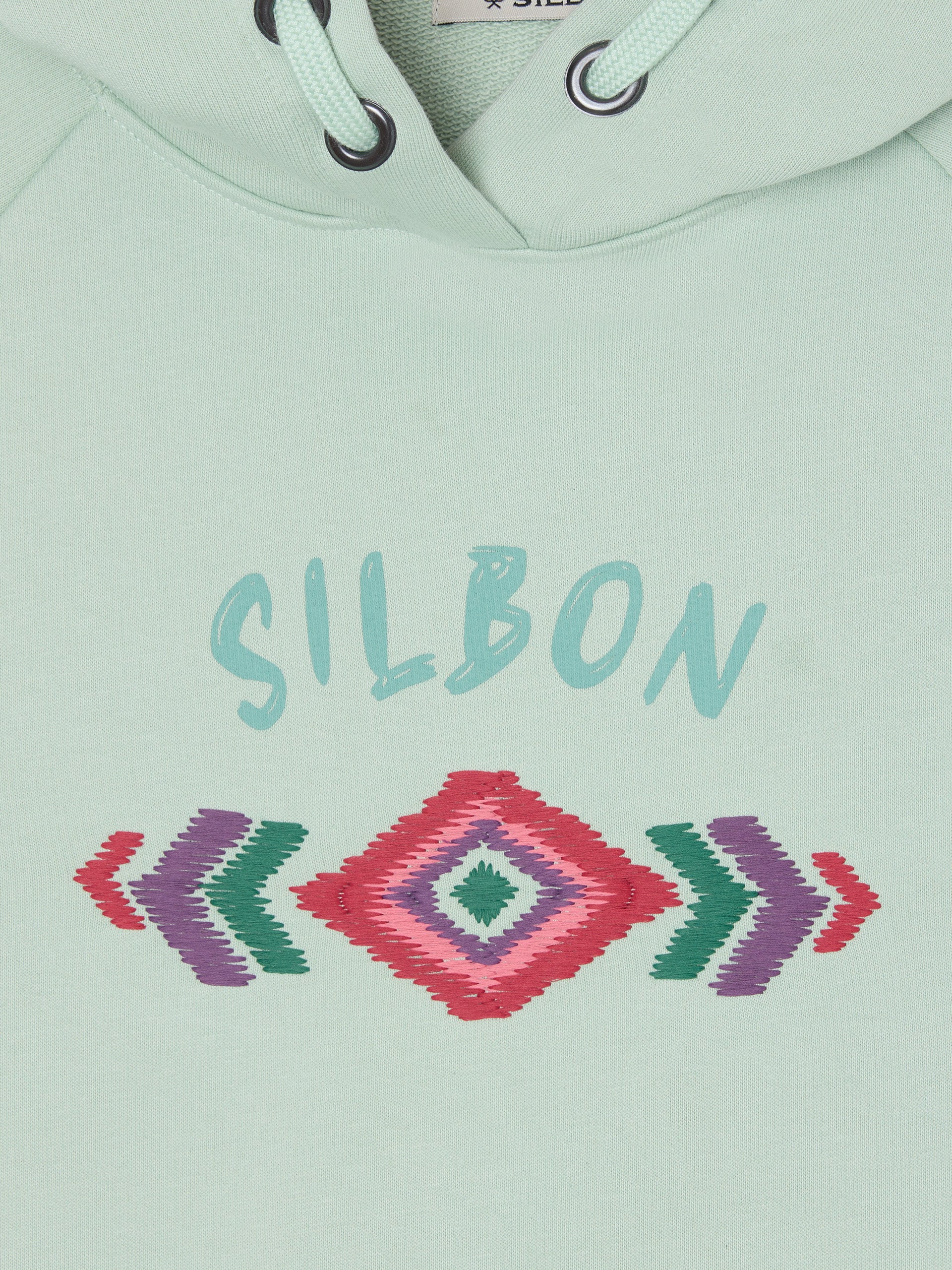 Sudadera woman silbon ikat verde