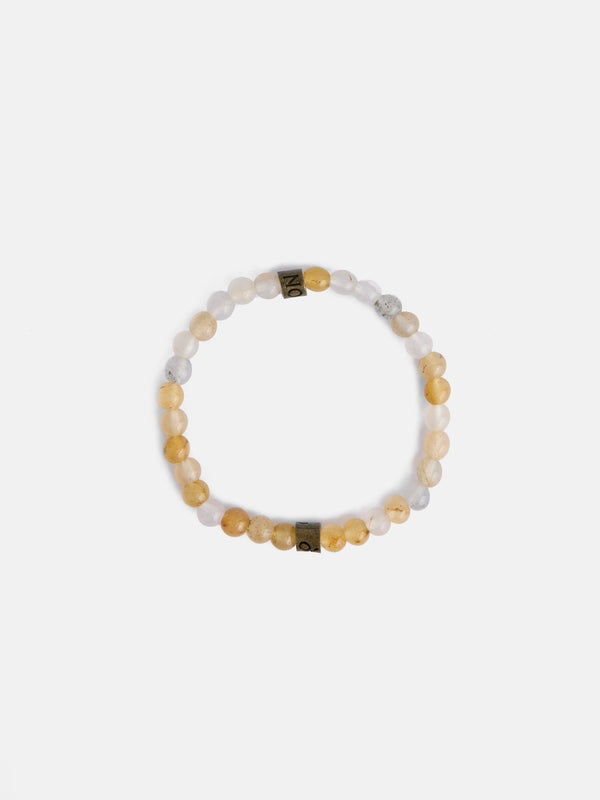 Pulsera piedras beige