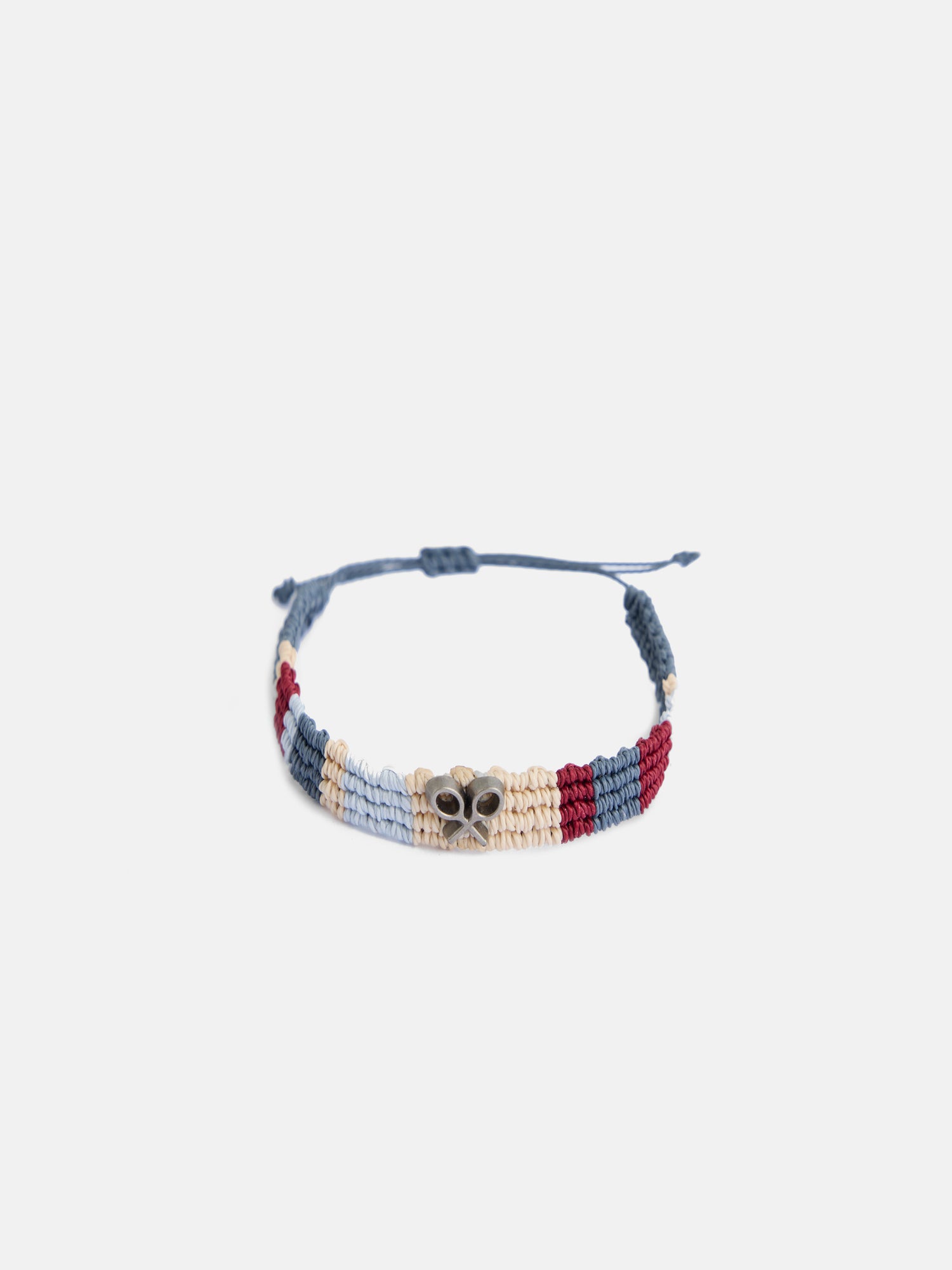 Pulsera cuerda trenzada azul