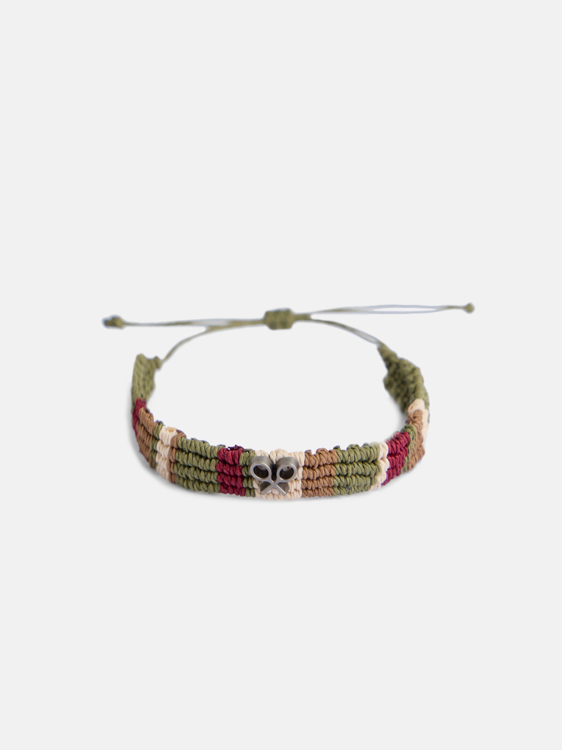 Pulsera cuerda trenzada verde