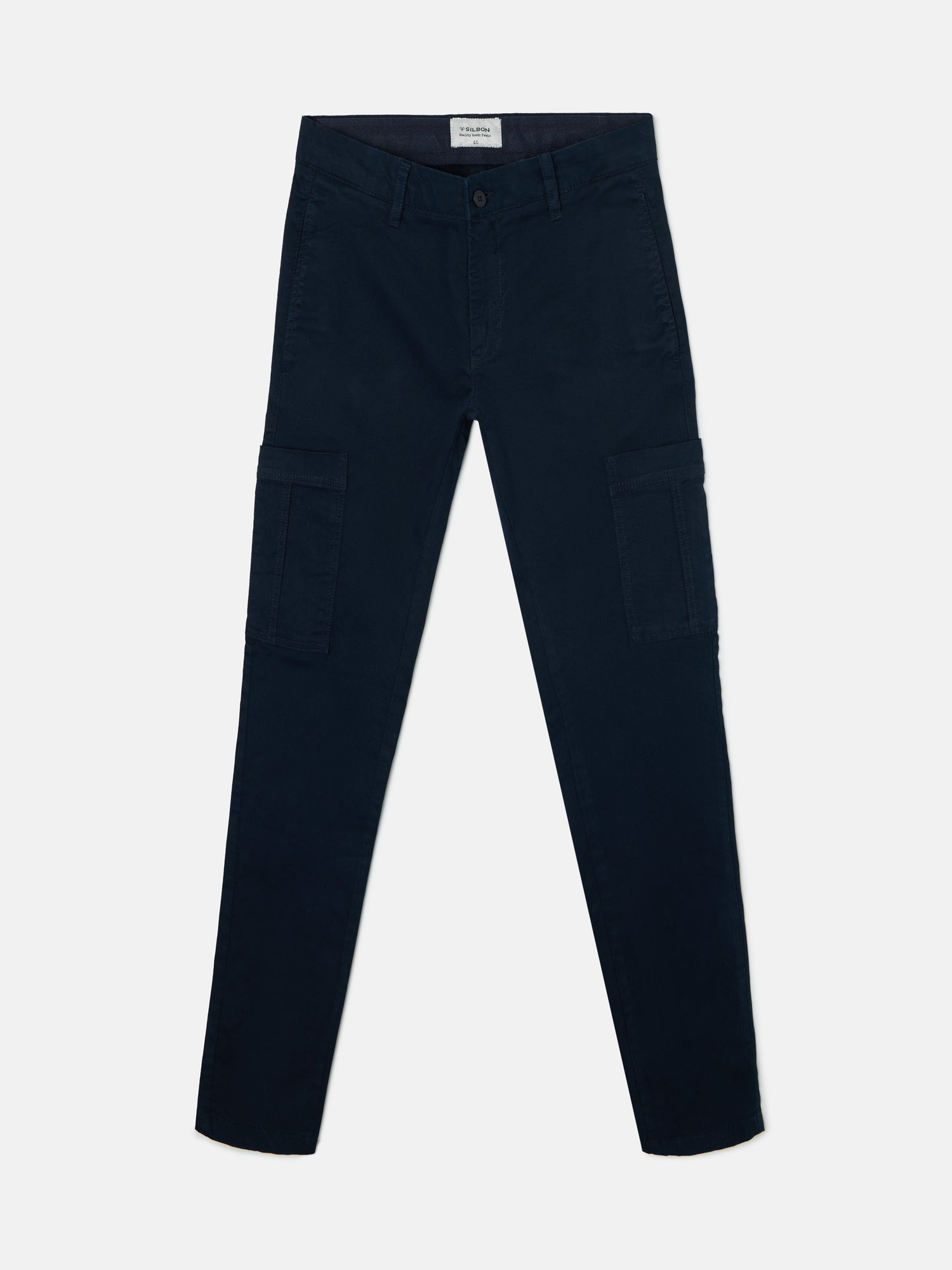 Pantalon sport cargo azul marino