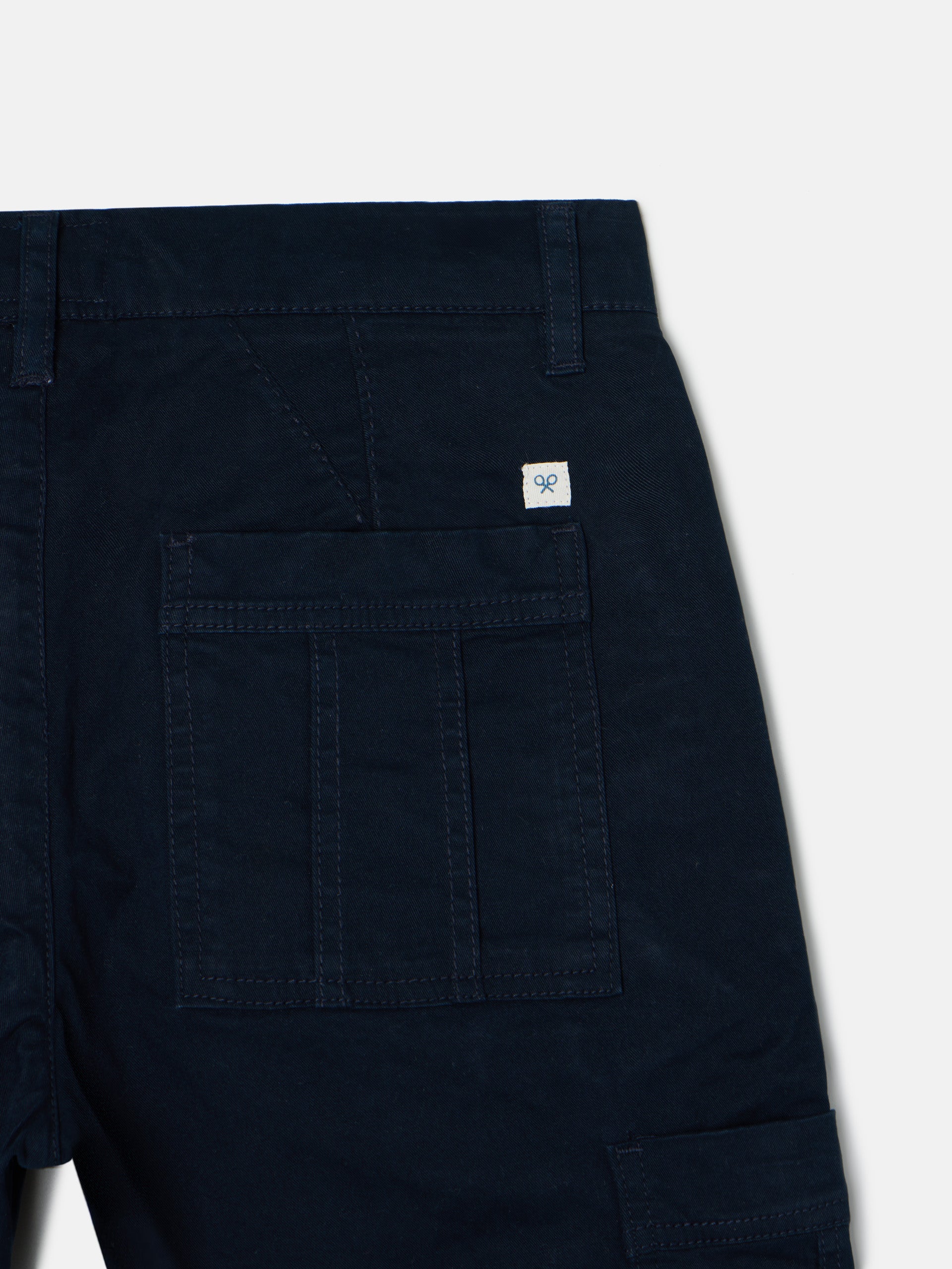 Pantalon sport cargo azul marino