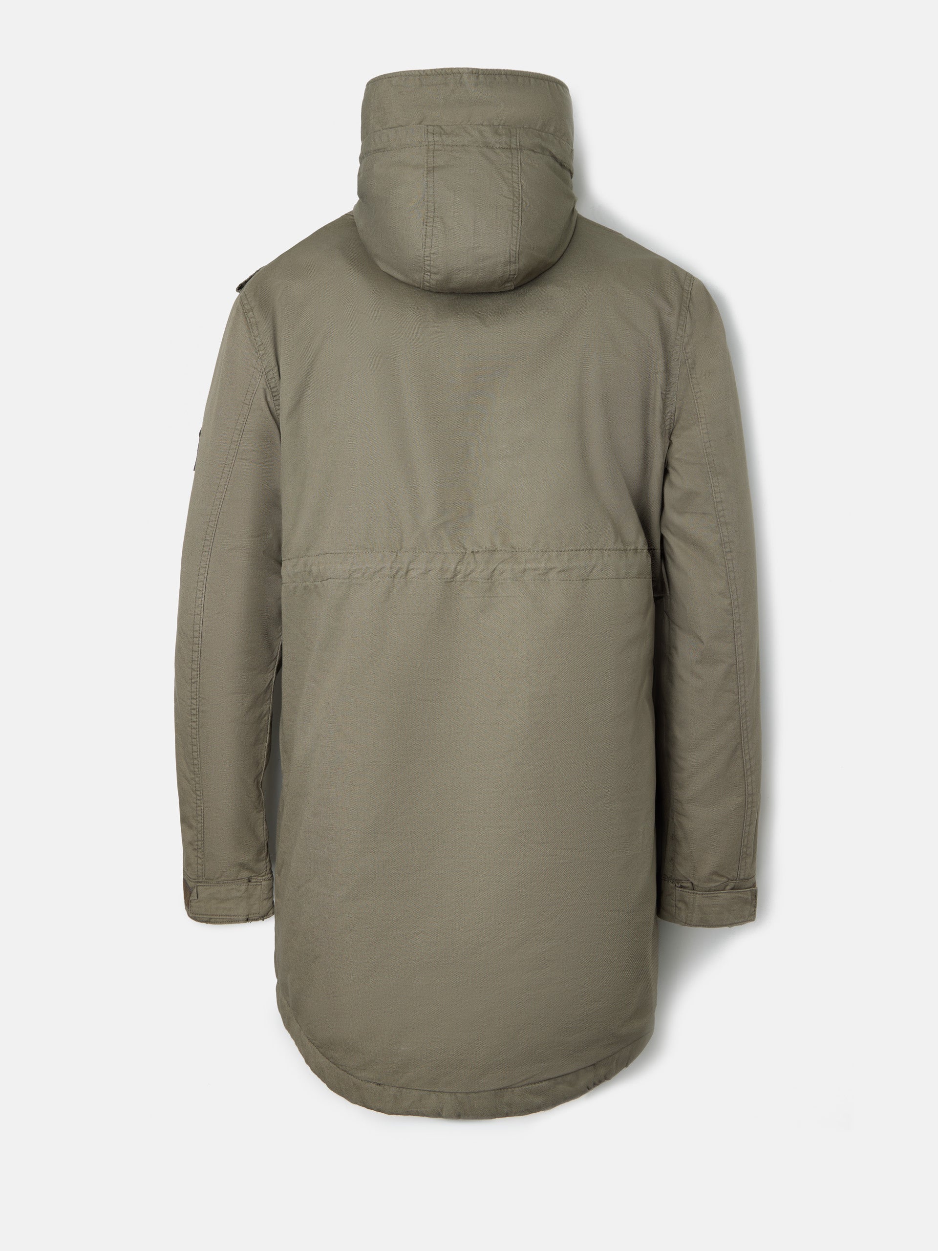 Parka militar garment dye verde