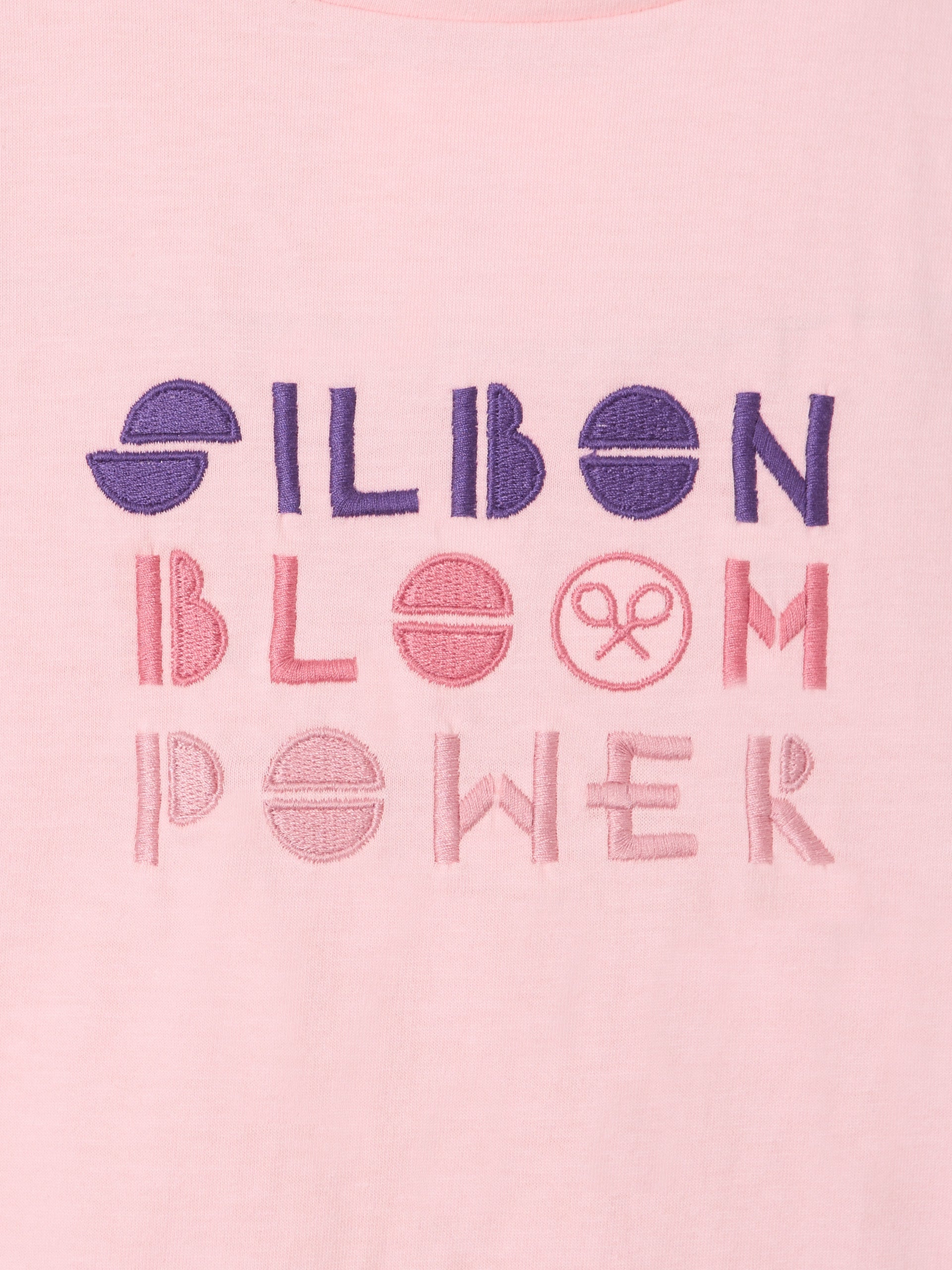 Camiseta girl bloom power rosa