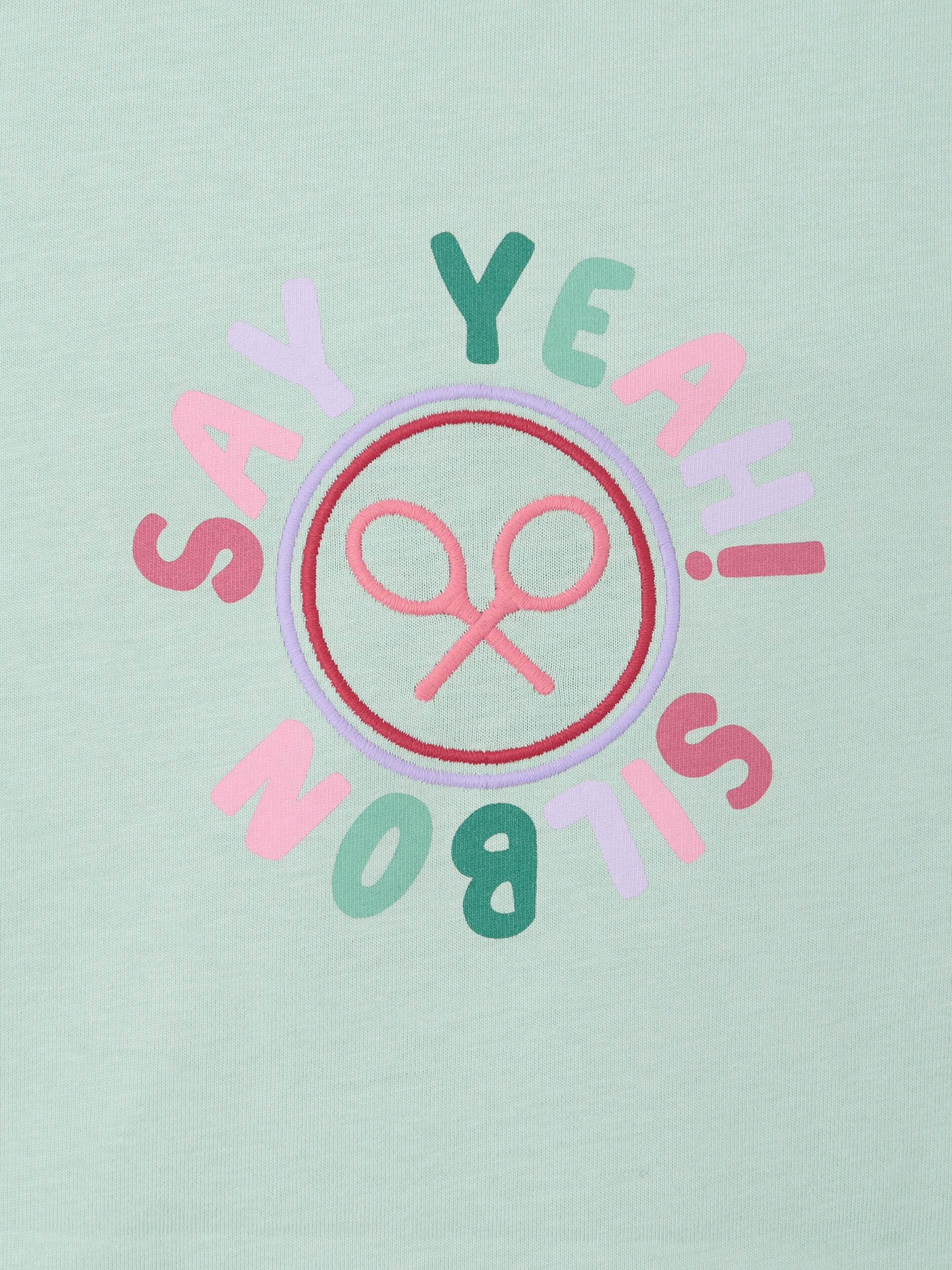 Camiseta girl say yeah verde