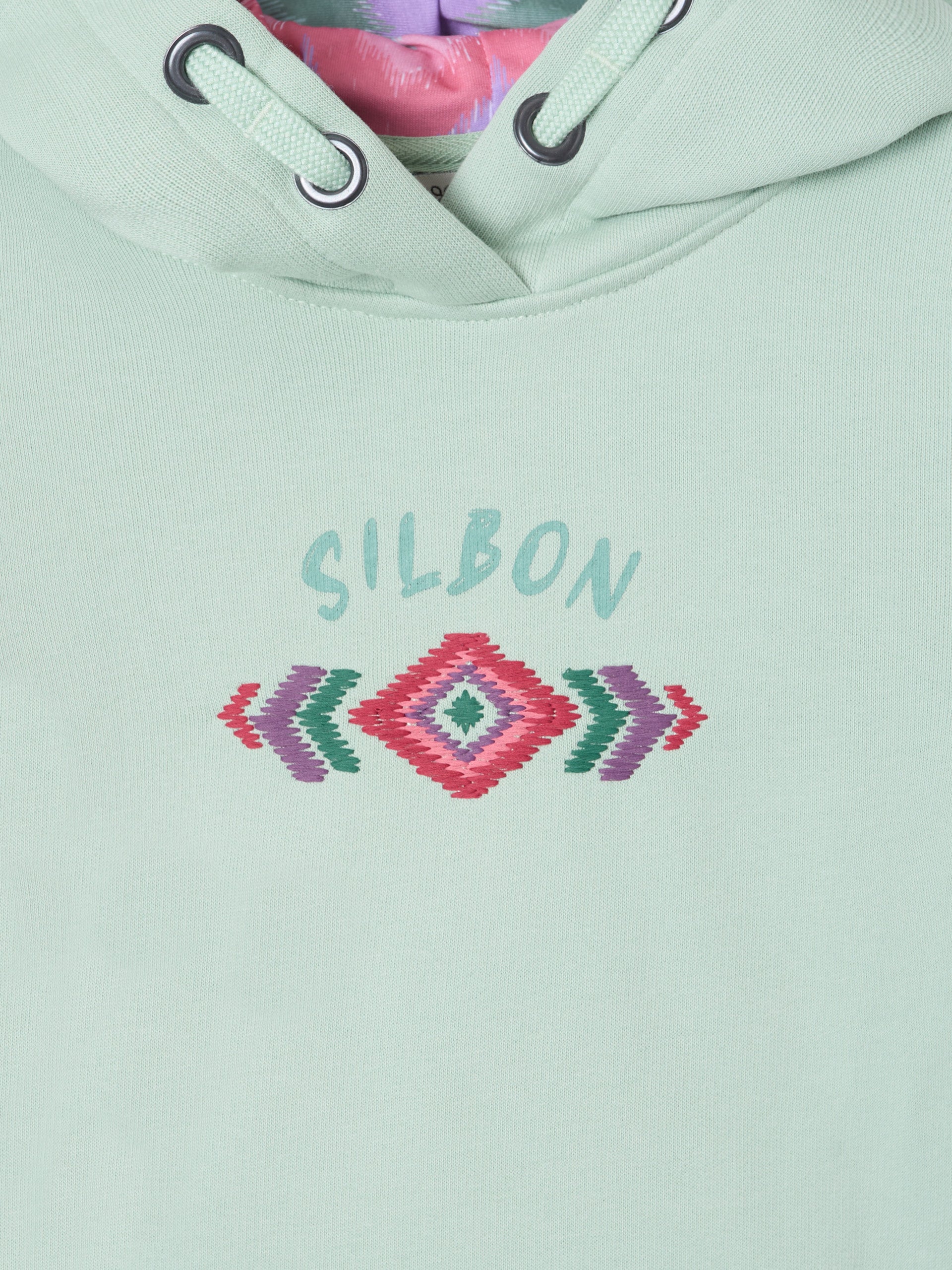 Sudadera girl silbon ikat verde