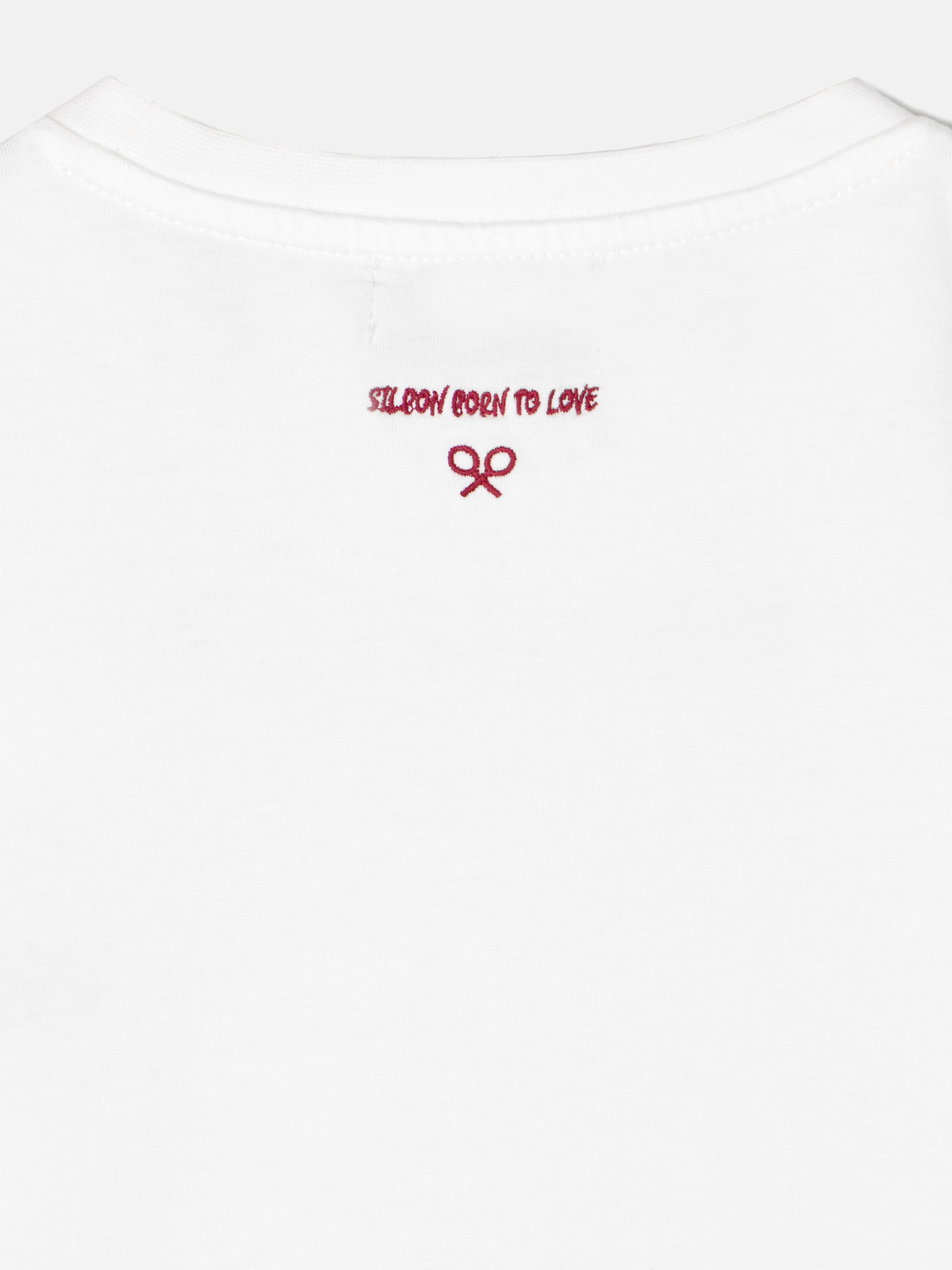 Camiseta girl love blanca