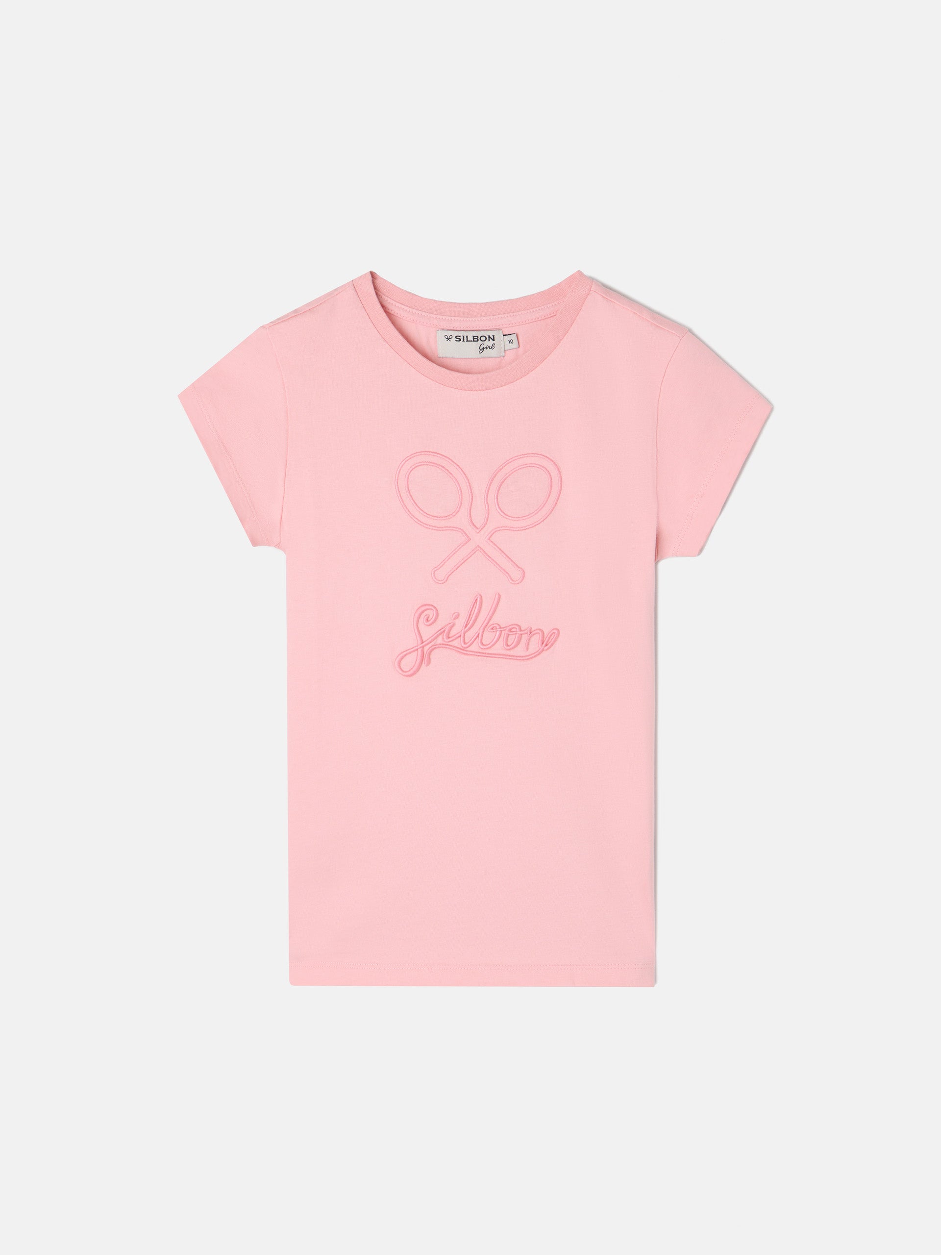 Camiseta girl clasica rosa pastel