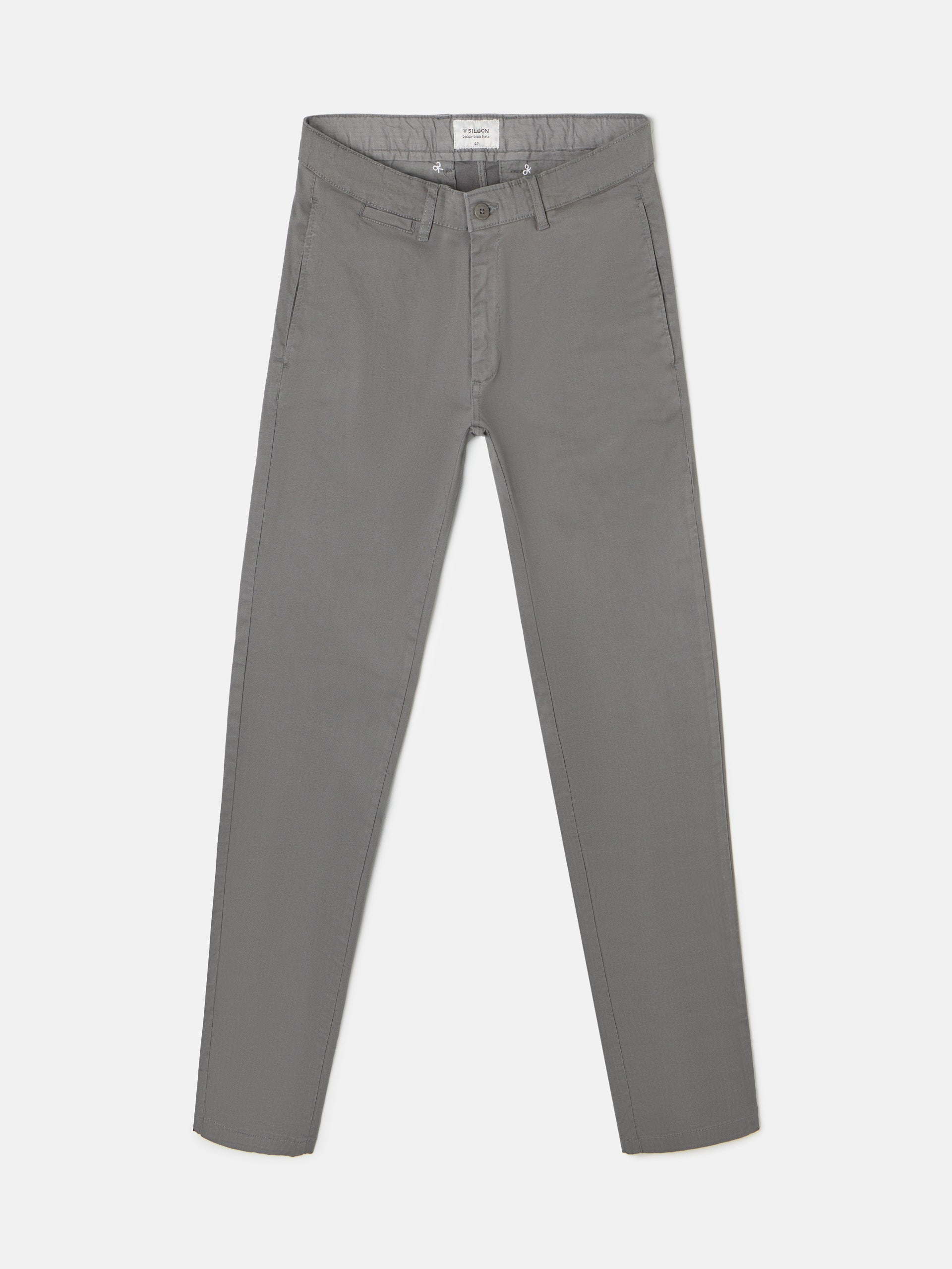 Pantalon sport chino gris oscuro