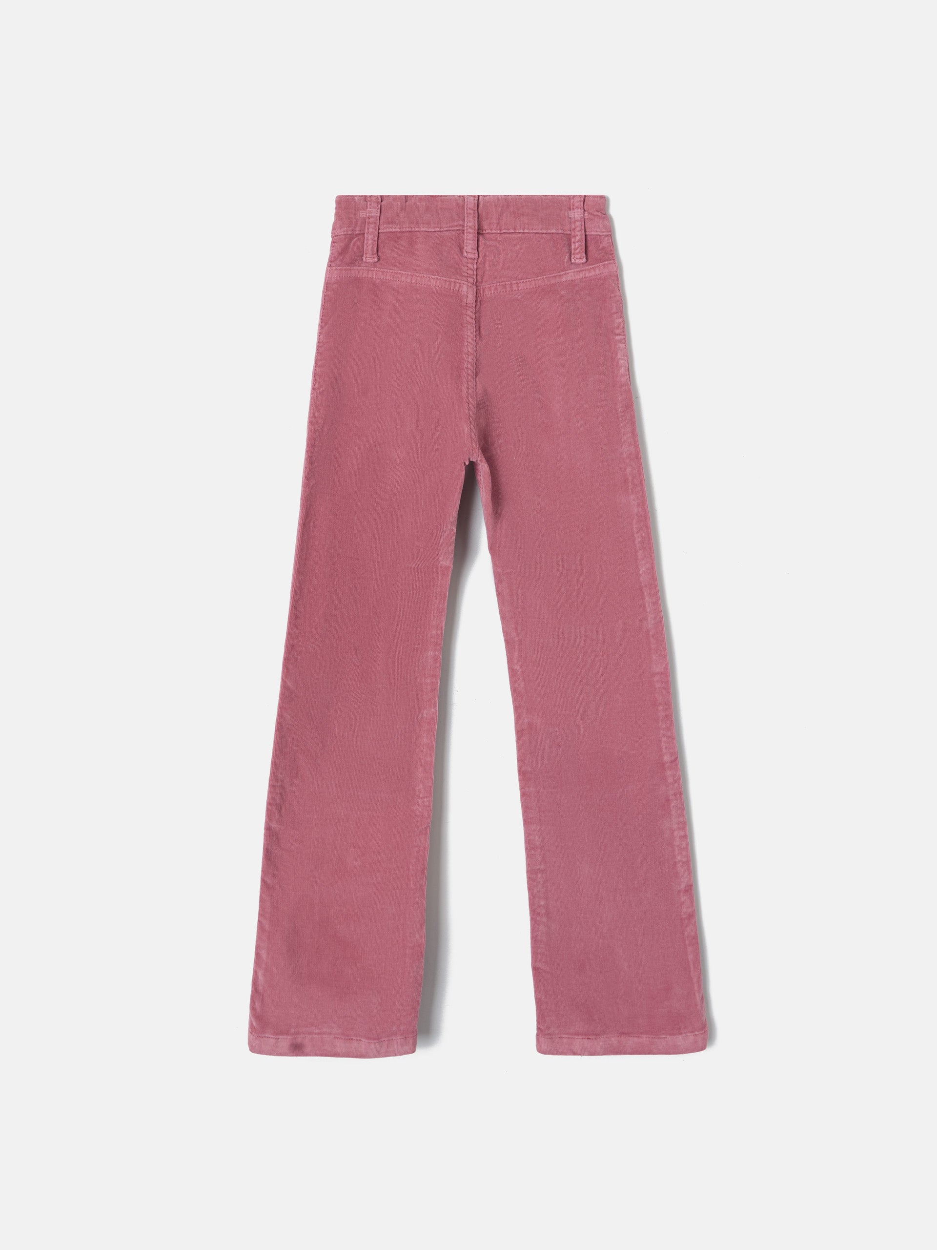 Pantalon girl pana rosa