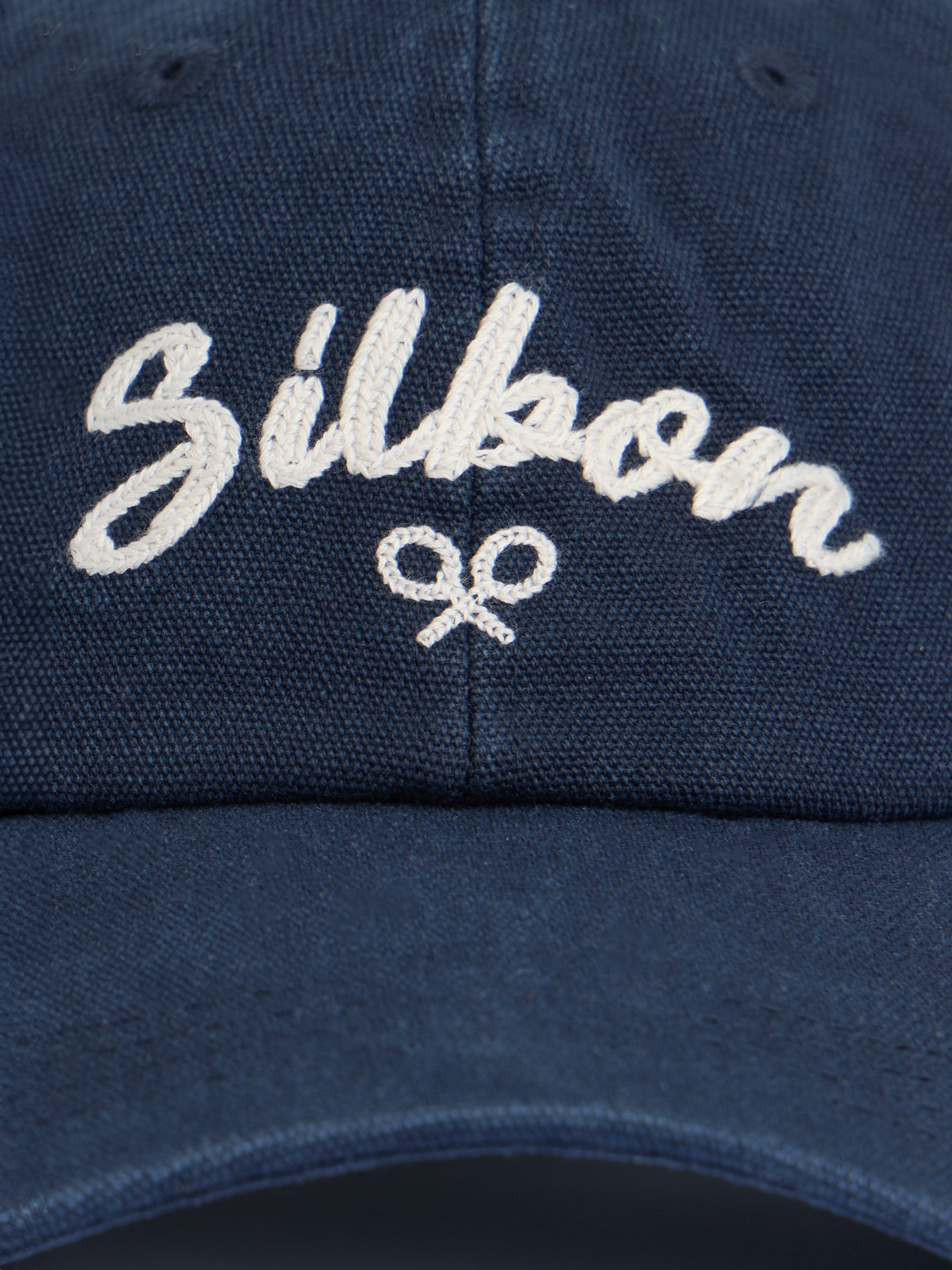 Gorra silbon lavada azul marino