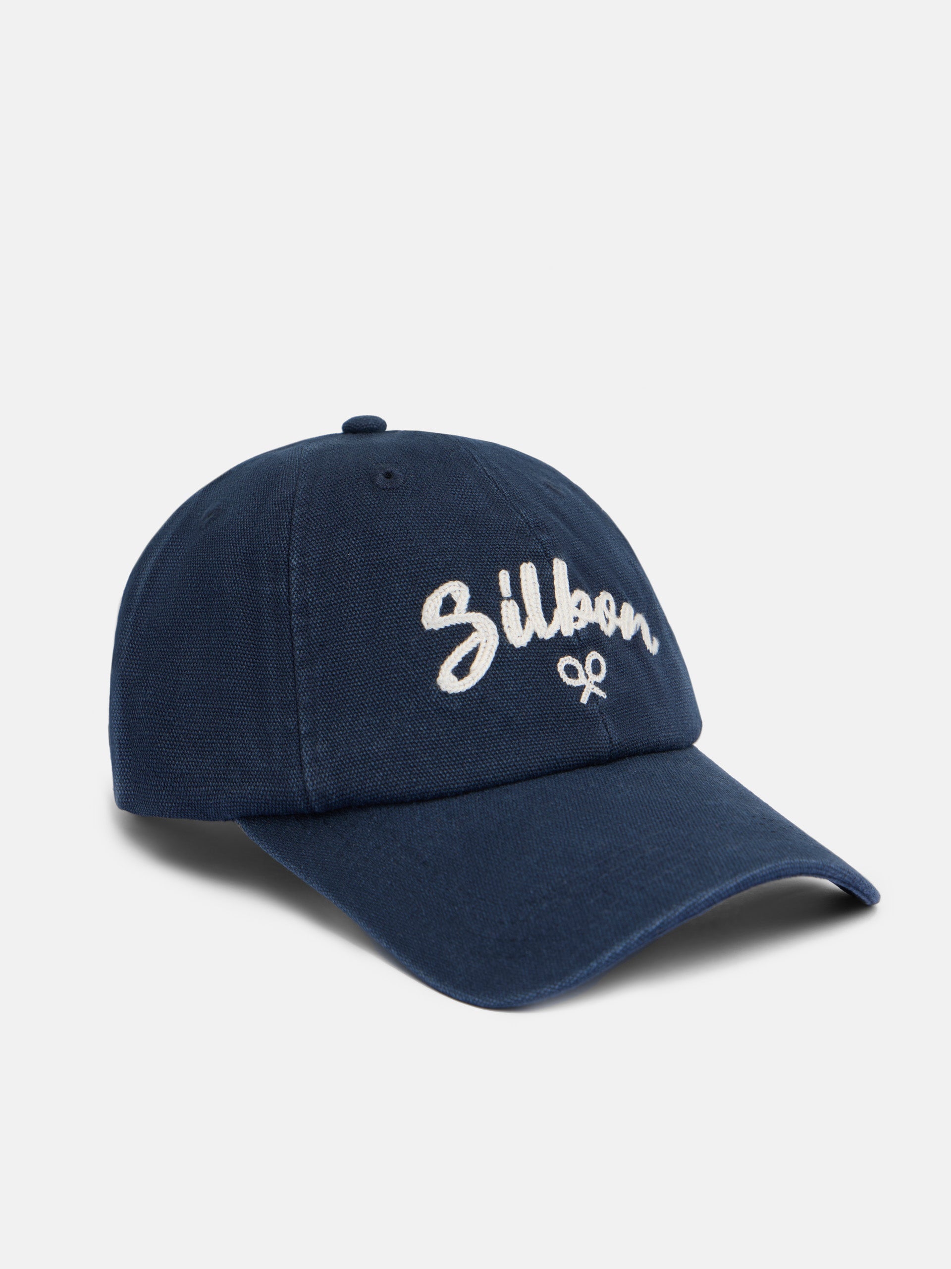 Gorra silbon lavada azul marino