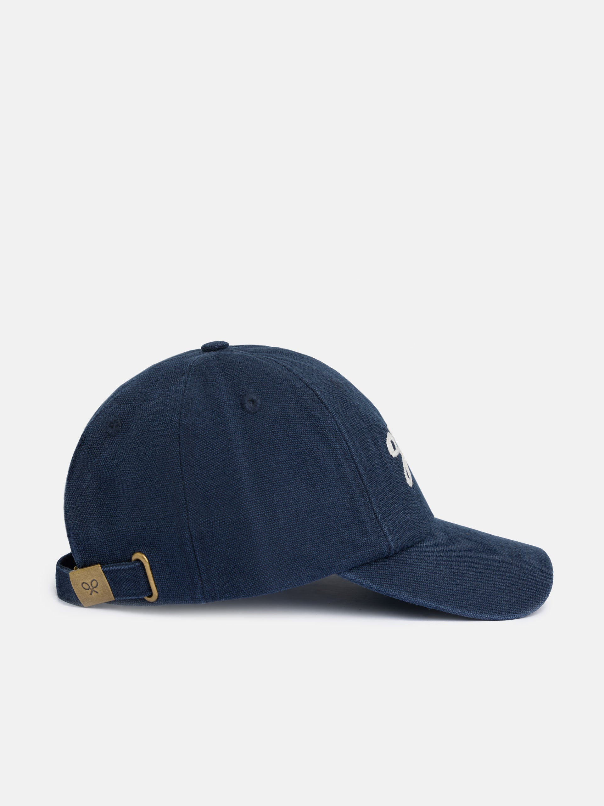 Gorra silbon lavada azul marino