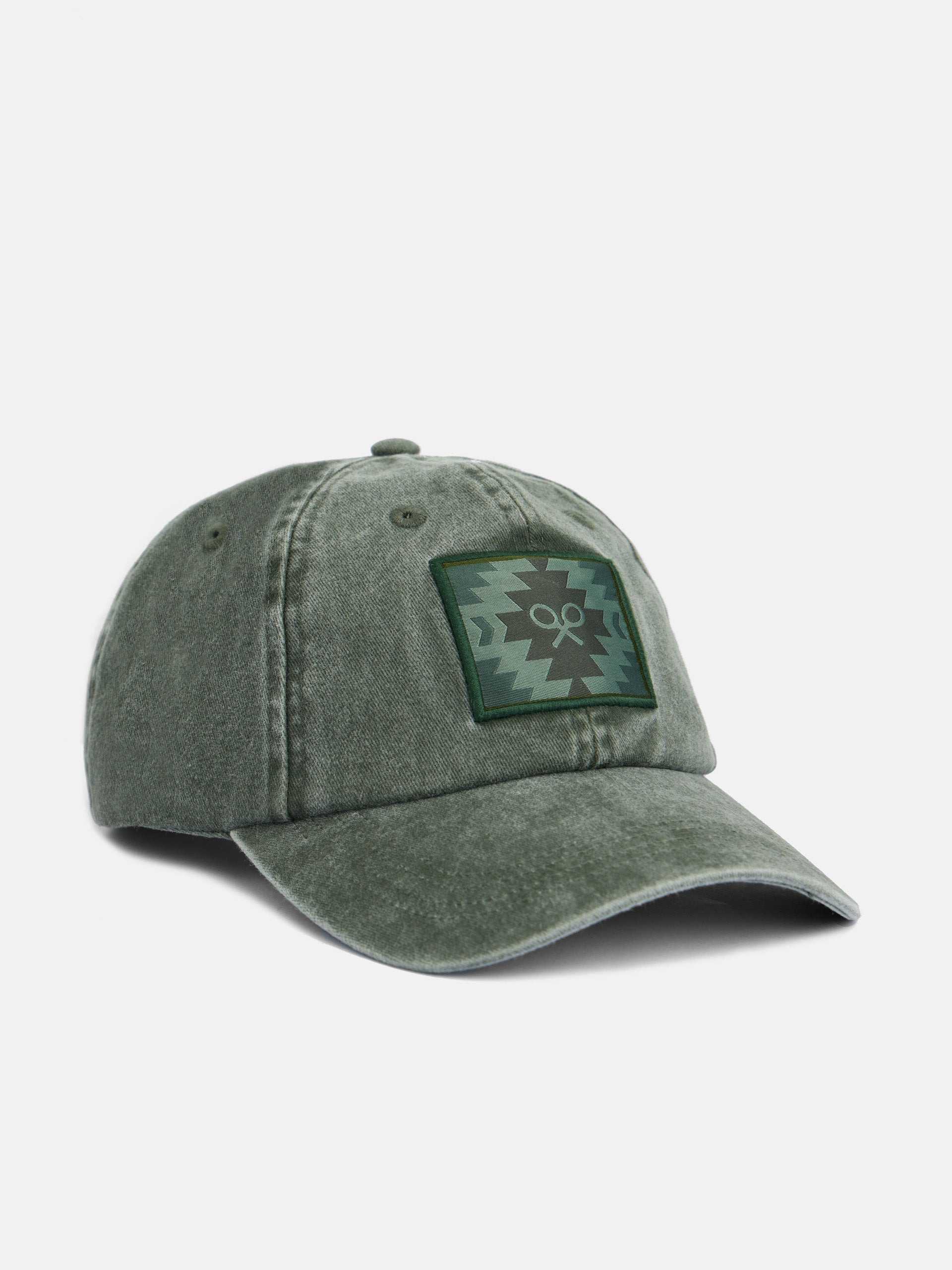 Gorra parche etnico verde