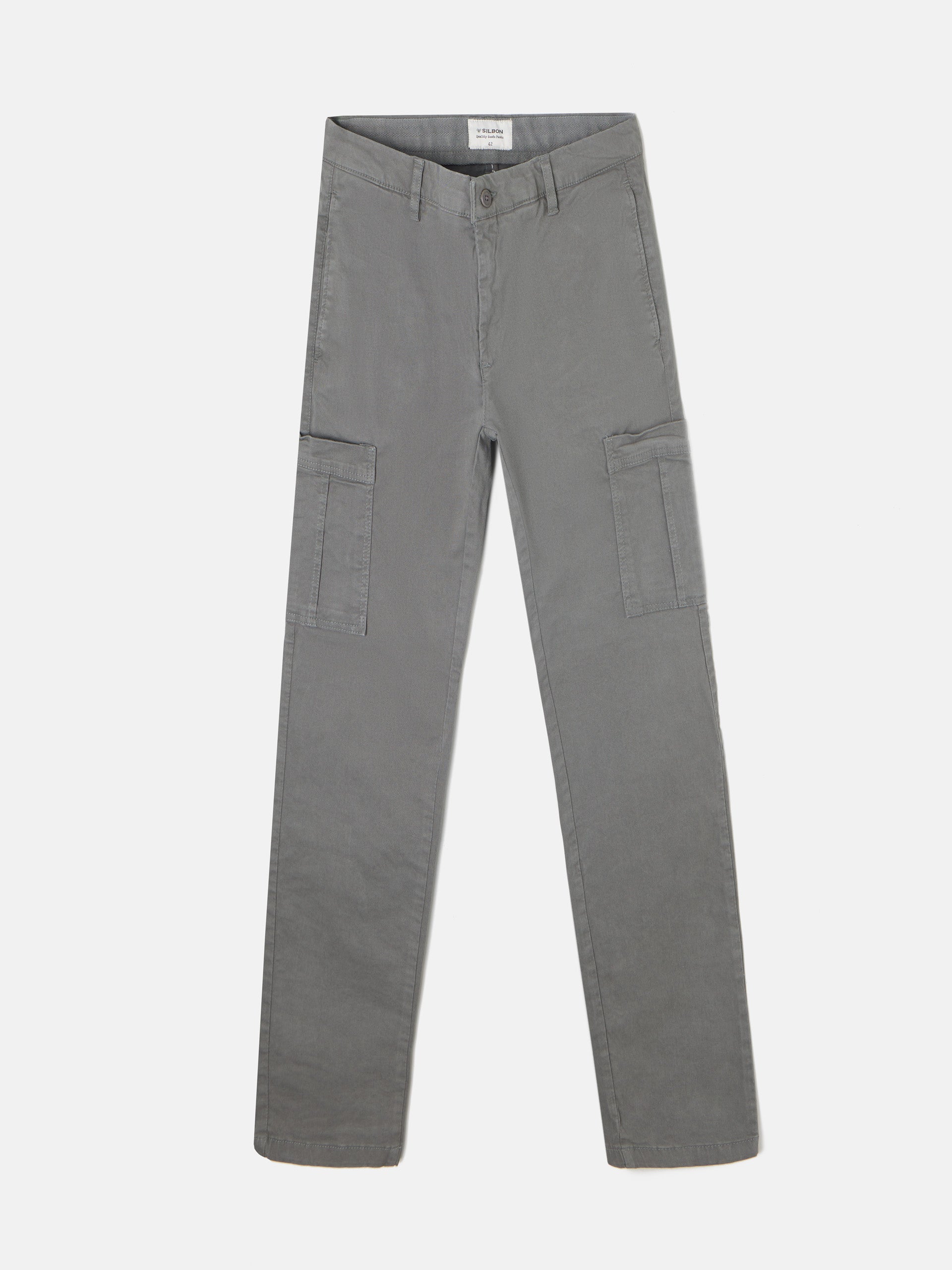 Pantalon sport cargo gris