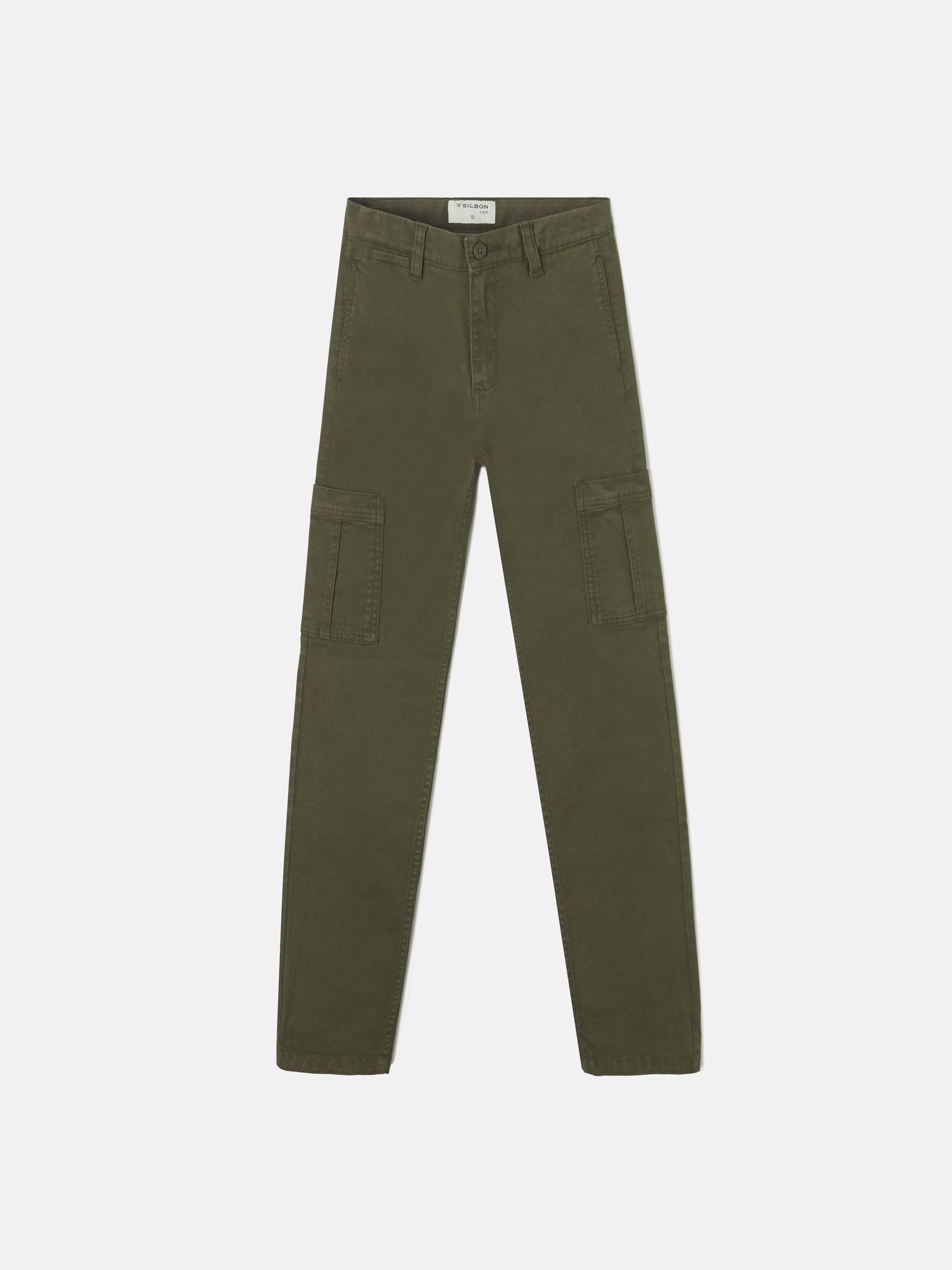 Pantalon sport kids cargo khaki