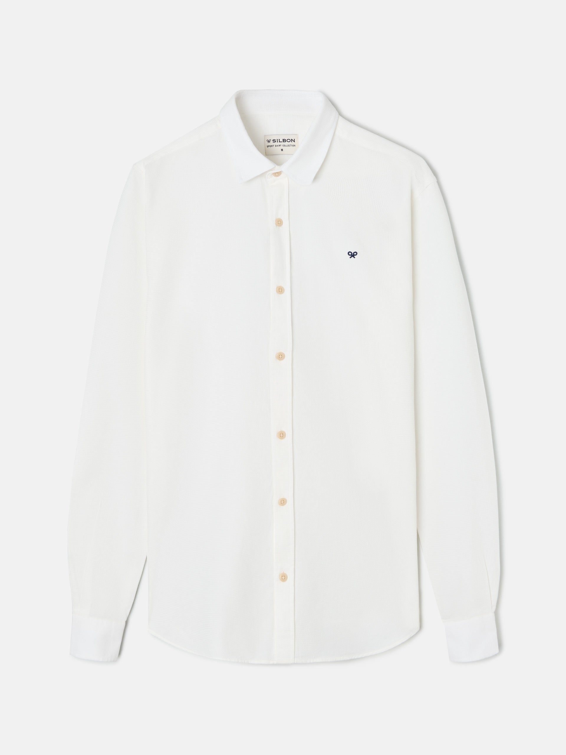 Camisa sport lisa structure blanca