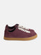 Burgundy suede racquet shoe