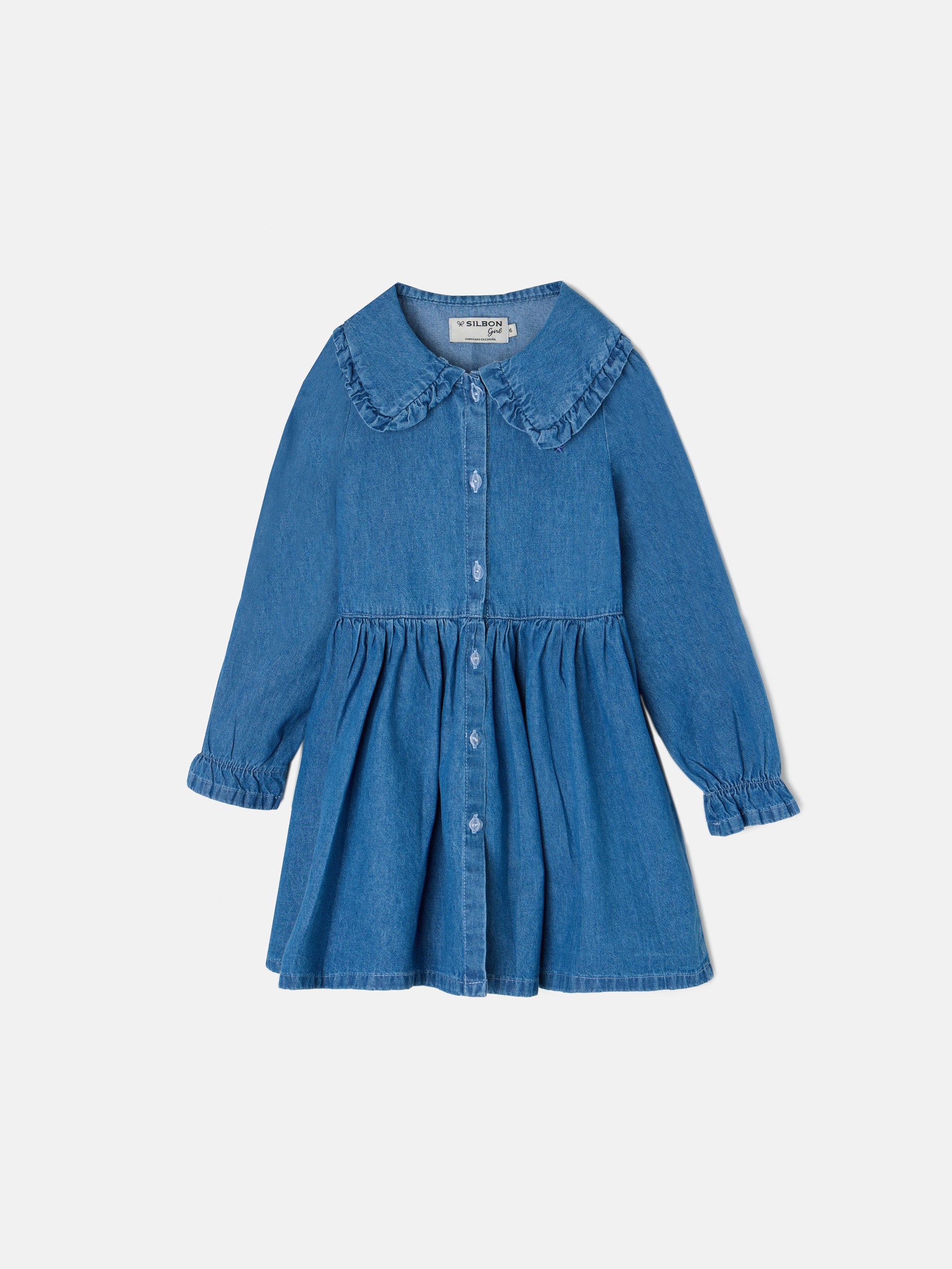 Vestido girl mini detalles denim