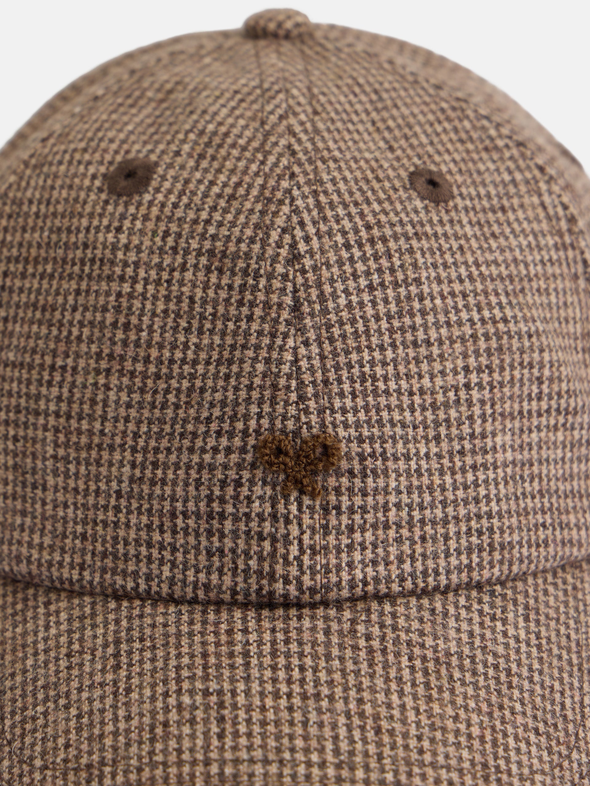 Gorra pata de gallo marron