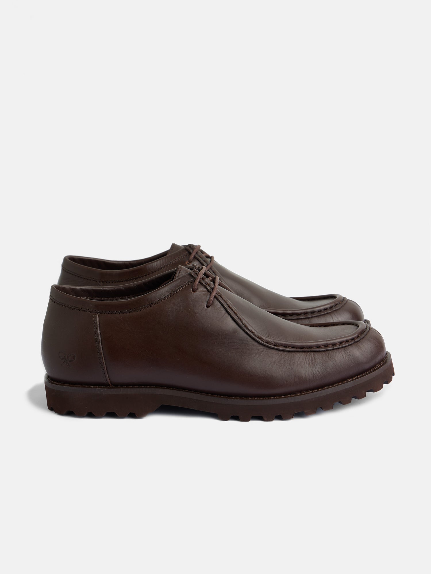 Zapato wallabee clasico marron