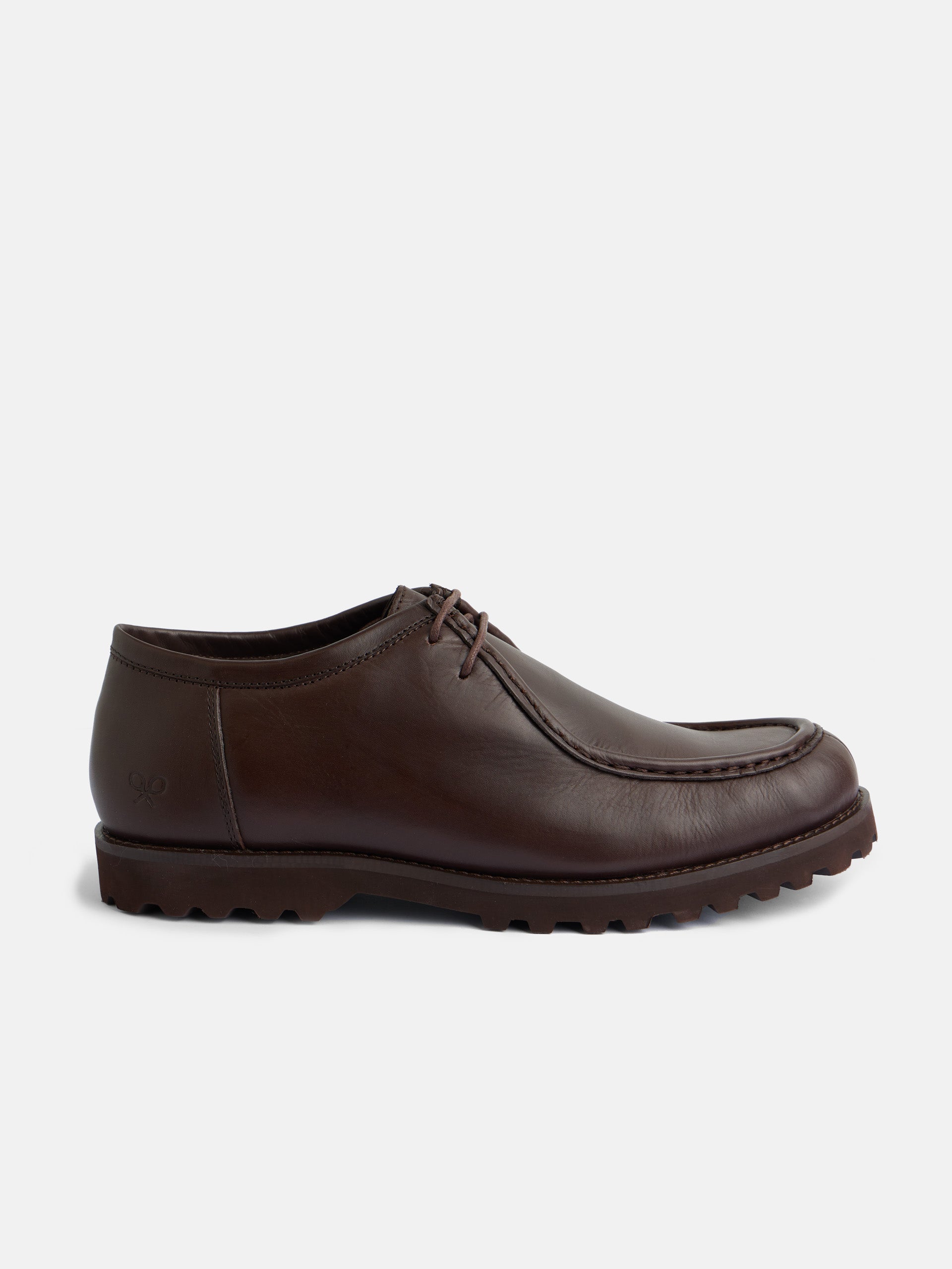 Zapato wallabee clasico marron