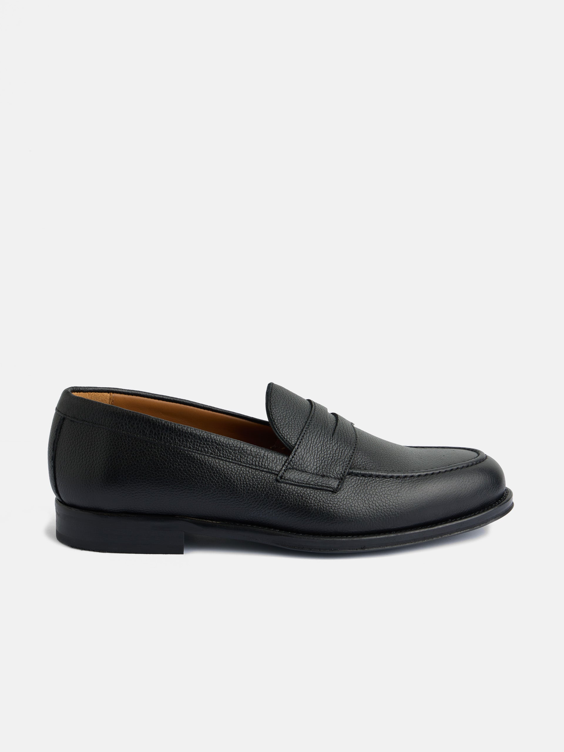 Zapato penny soft grain negro