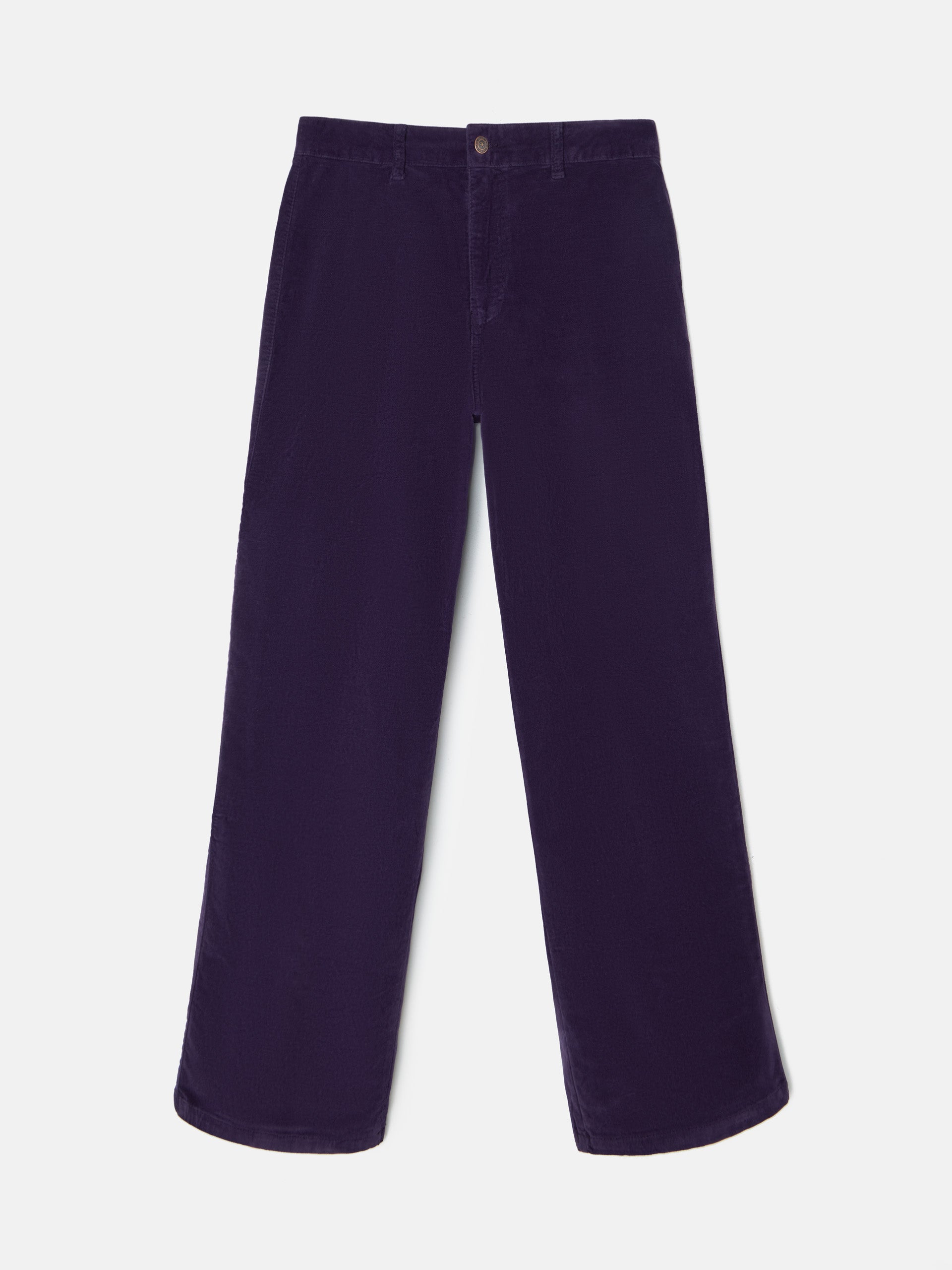 Pantalon culotte velvet trabilla morado