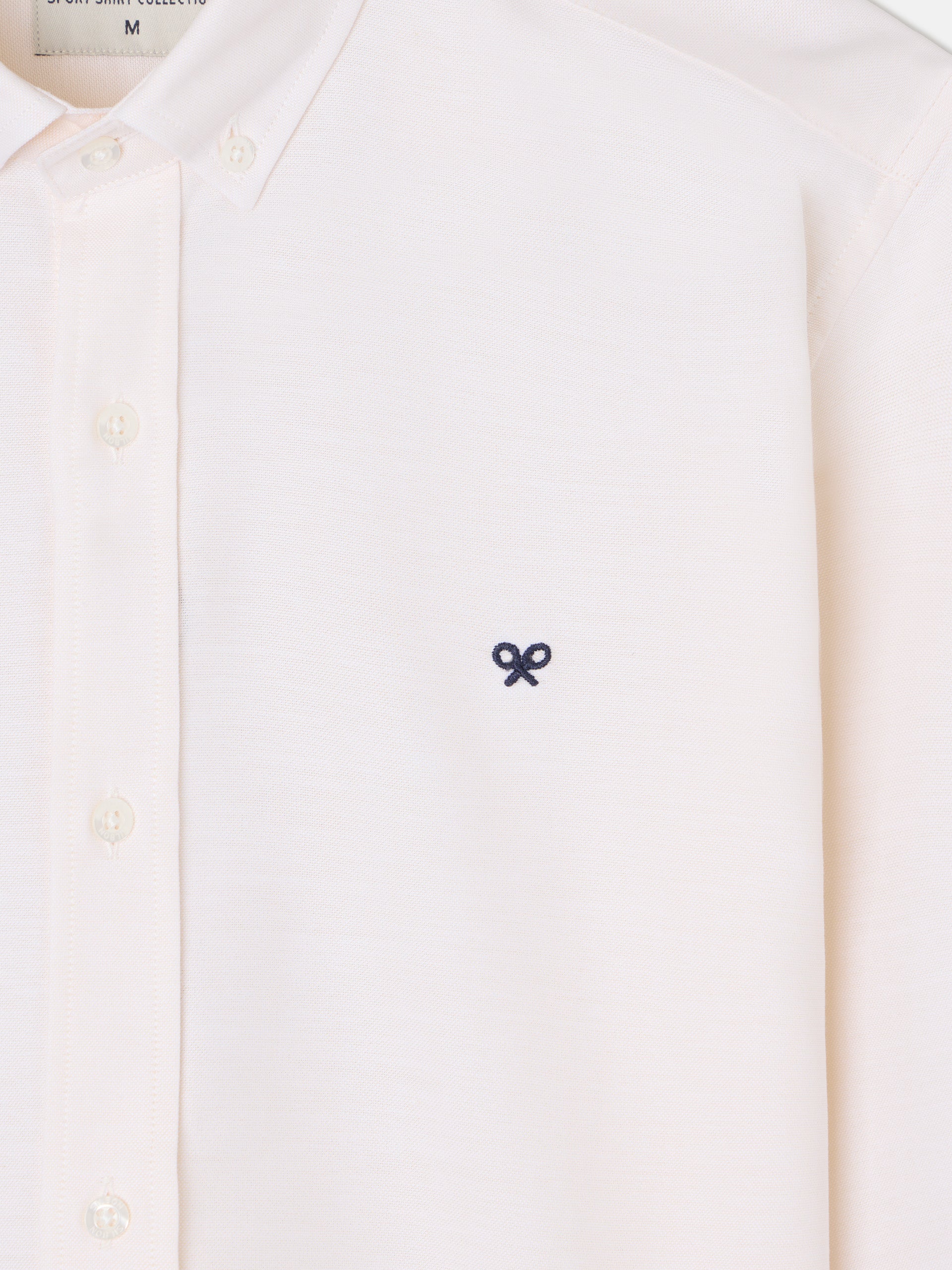 Camisa sport oxford crema