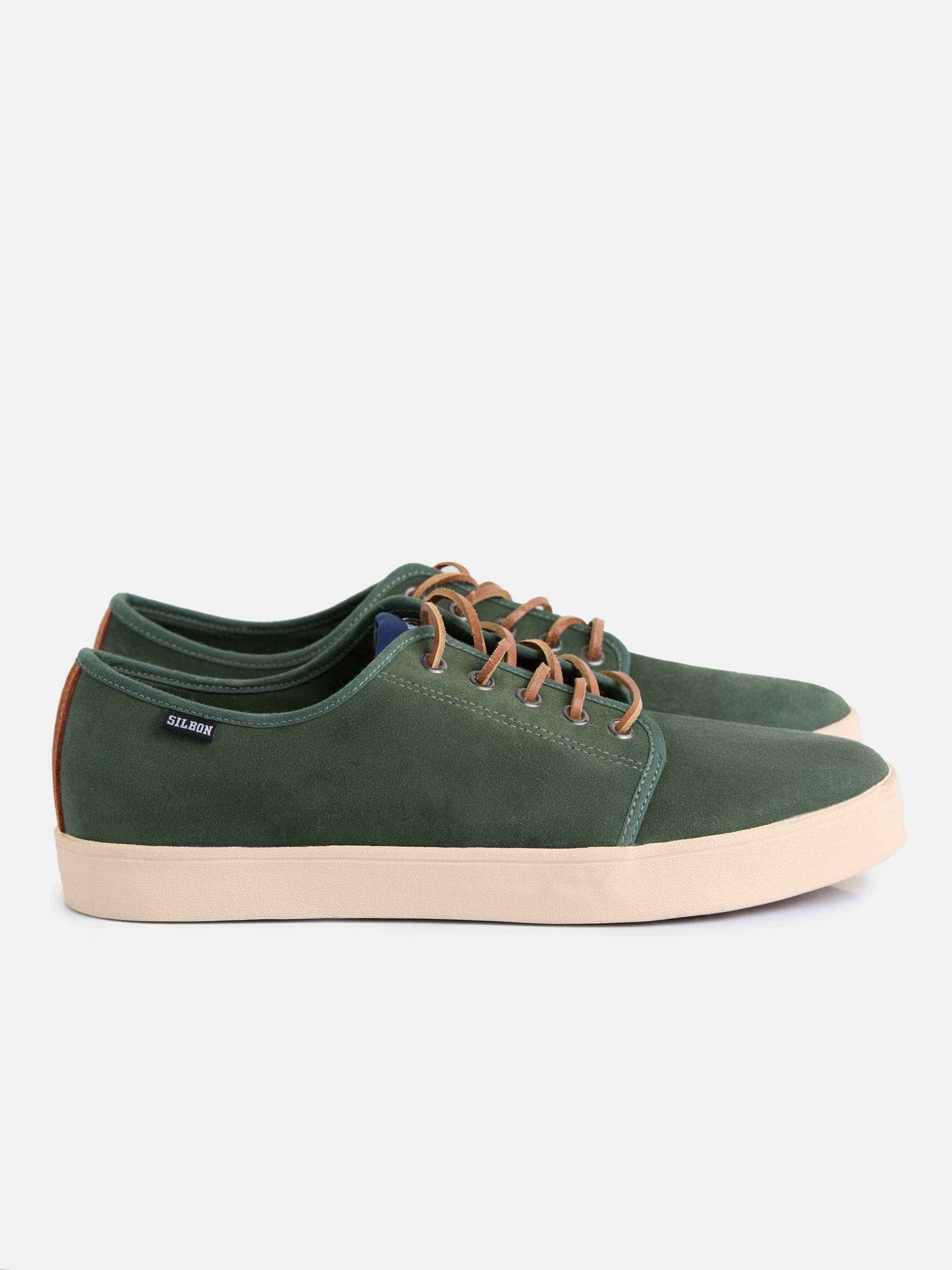 Zapatilla clasica serraje verde