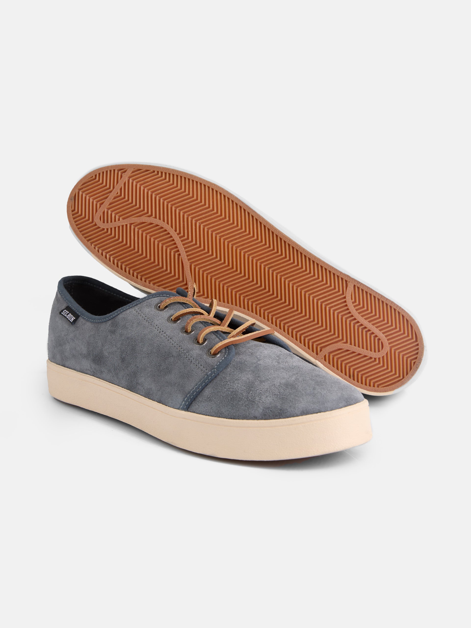 Zapatilla clasica serraje gris