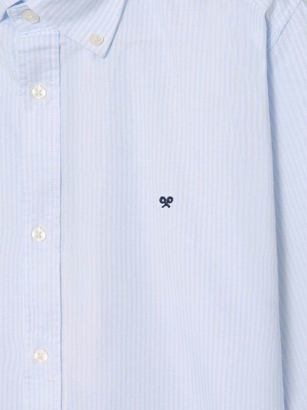 Camisa sport oxford raya celeste